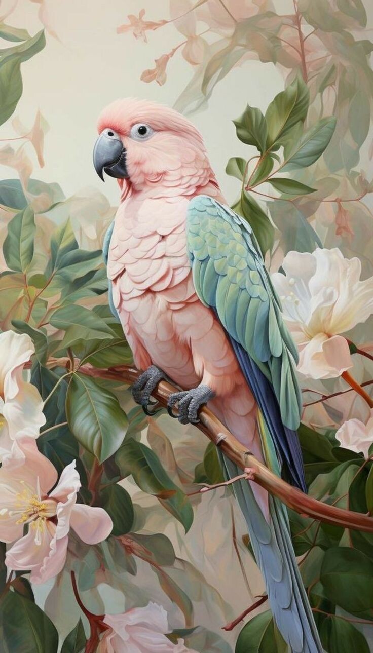 Ara Painting, Parrot Photos, Beautiful Bird, AI Wallpapers, hd, High-Resolution