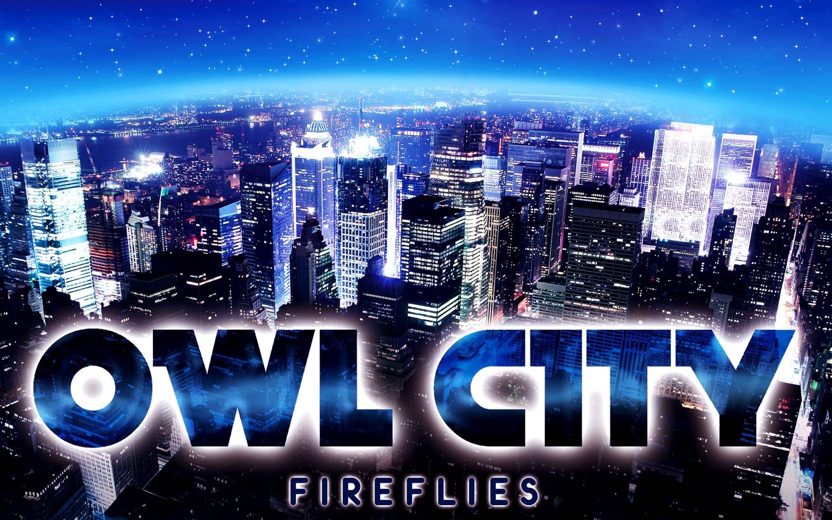 1680x1050 Owl City Fireflies City Wallpaper, Desktop