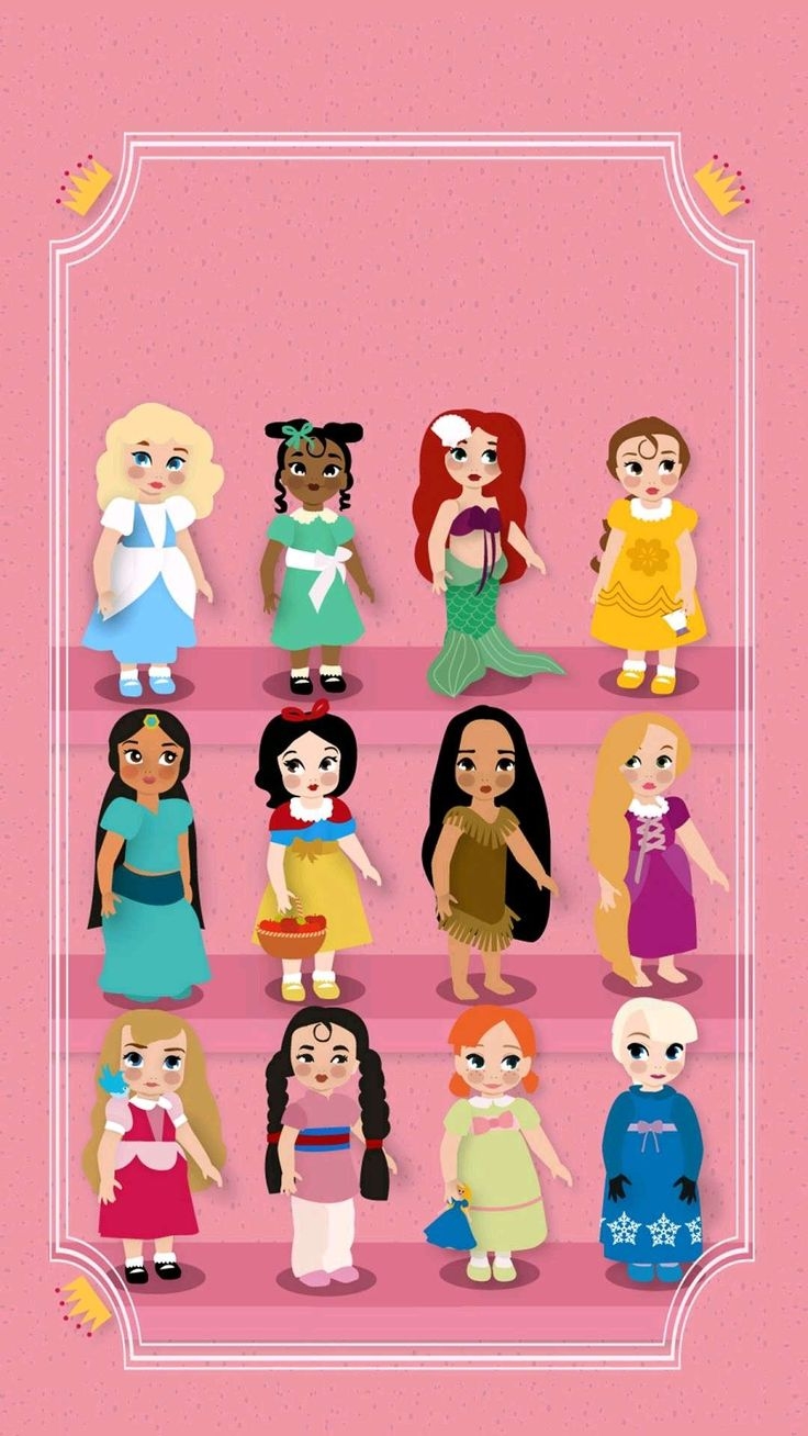 740x1310 As bonecas das princesas. Cute disney wallpaper, Disney background, Wallpaper iphone disney, Phone