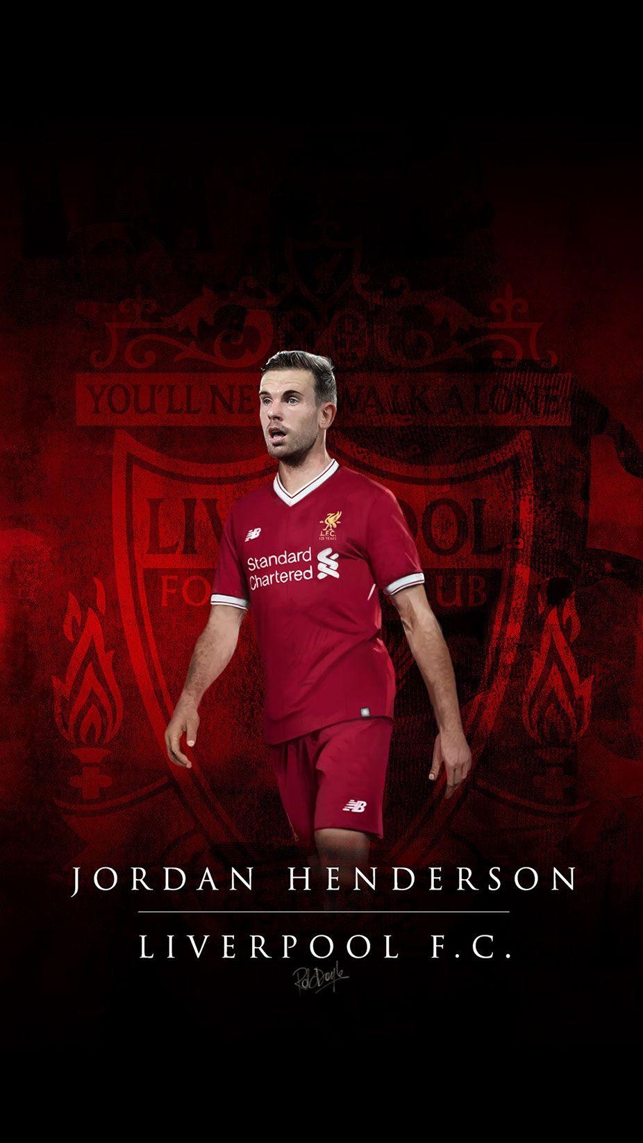 930x1650 LFC Jordan Henderson iPhone Wallpaper, Phone