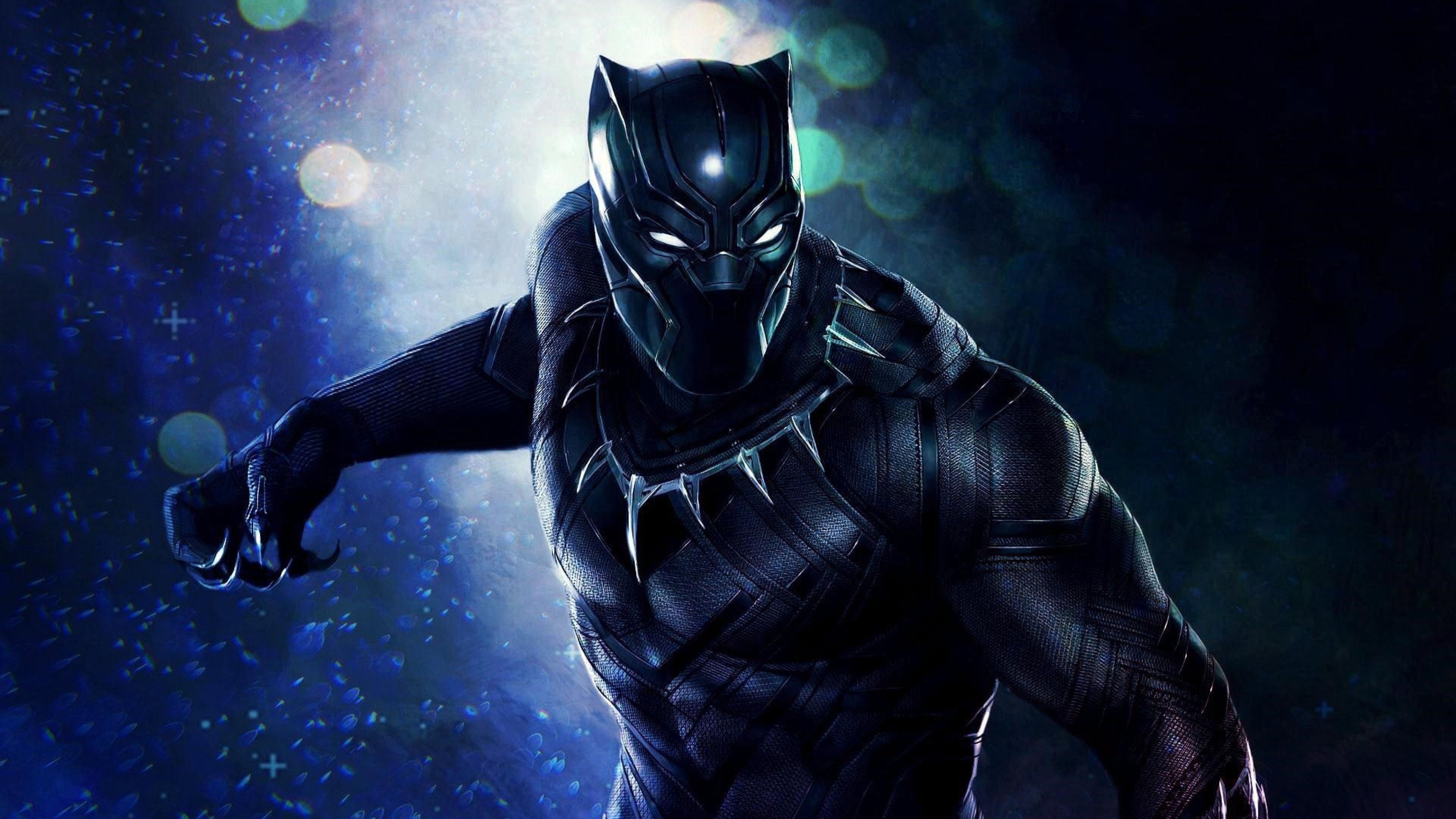 7680x4320 Wallpaper Black Panther, Artwork, 4K, 8K, Movies, Desktop