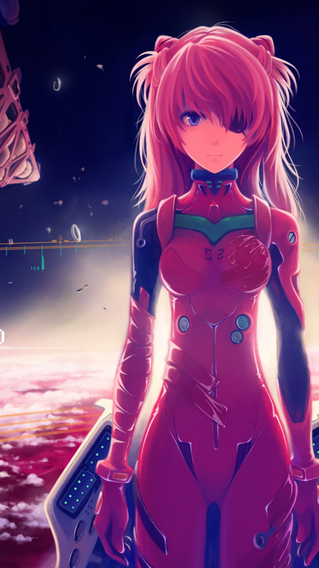 1080x1920 Asuka Langley Soryu Anime Girl Wallpaper for Desktop and Mobiles iPhone 6 / 6S Plus, Phone