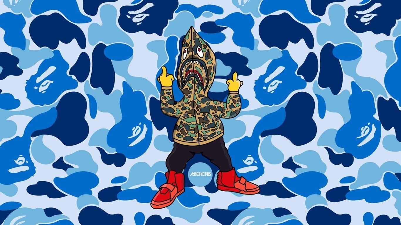 1370x770 Simpsons BAPE Wallpaper Free.wallpaperaccess.com, Desktop