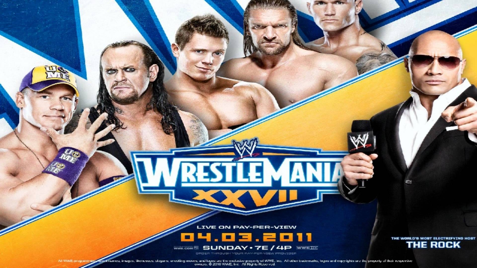 1920x1080 image For > Wrestlemania 27 Poster, Desktop