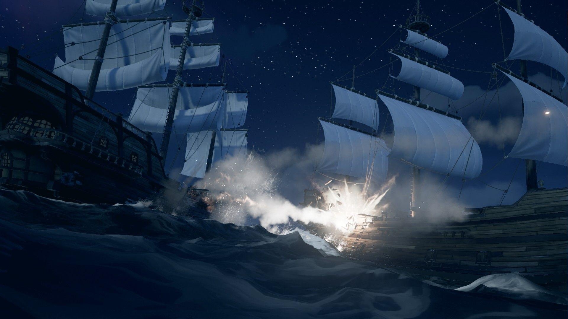 1920x1080 Rare's Sea of Thieves Gets Tons of Screenshots and Art: Ships, Desktop