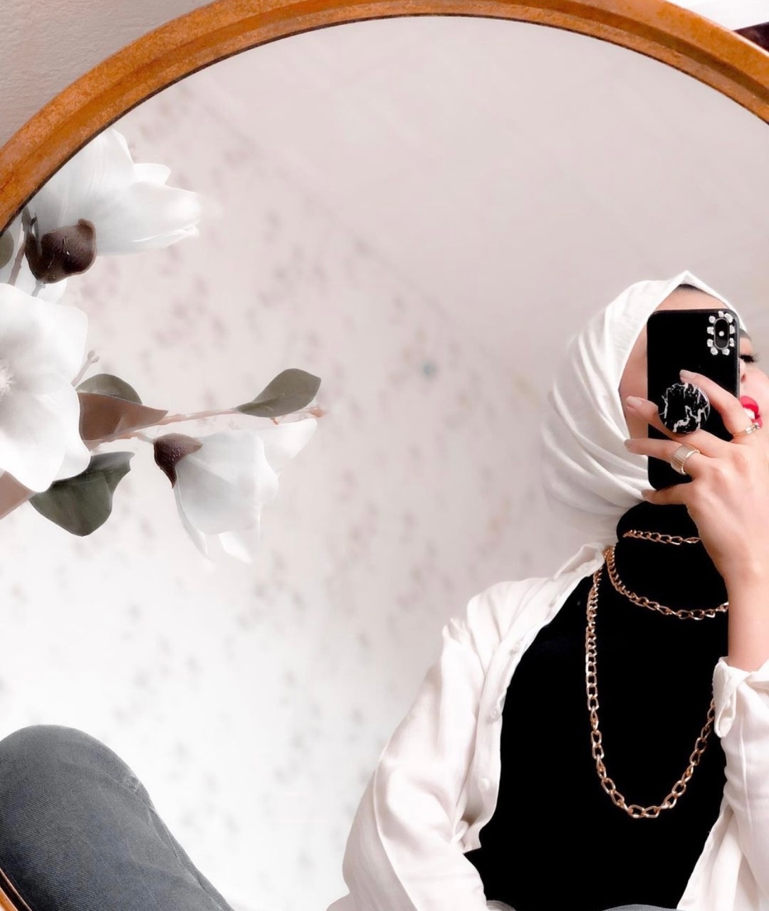 1080x1280 image about STYLISH HIJAB DP S.. See more about hijab and muslim, Phone