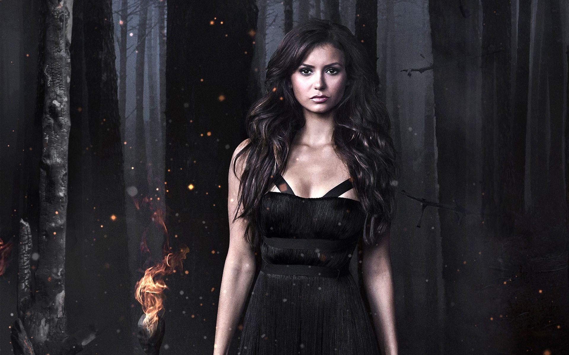 1920x1200 Nina Dobrev in The Vampire Diaries Wallpaper, Desktop