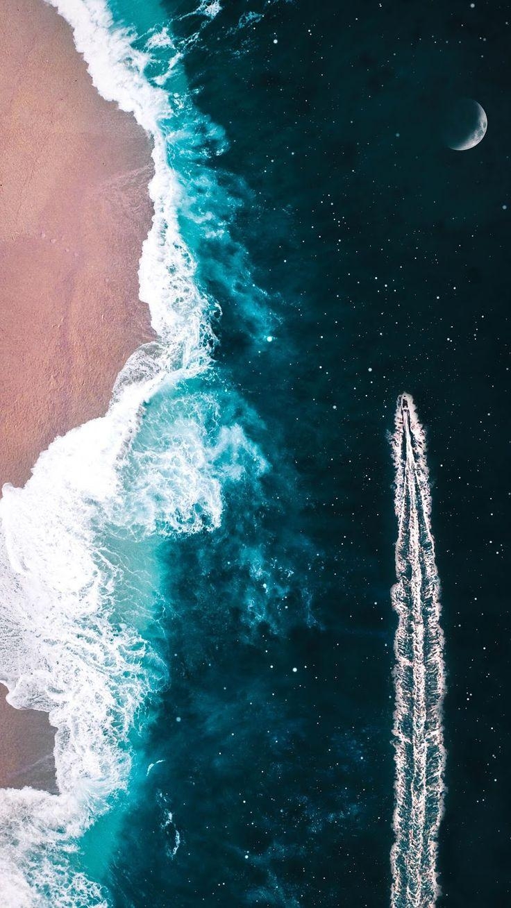 740x1310 Sailing Through Space Wallpaper For iPhone, Phone