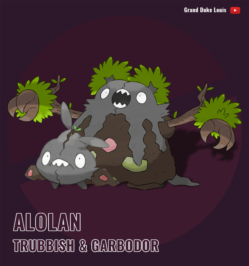 870x930 Alolan Trubbish and Garbodor, Phone