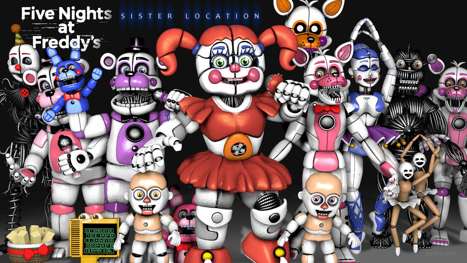 1920x1080 Five Nights at Freddy's: Sister Location Wallpaper, Desktop