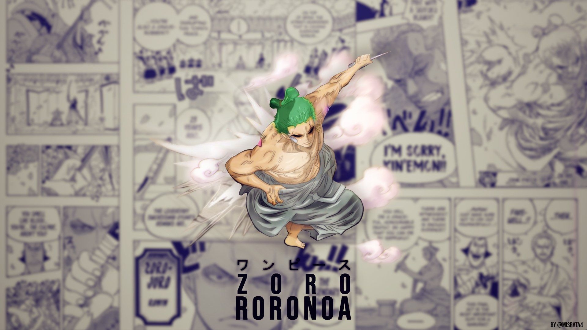 1920x1080 One Piece Zoro HD Wallpaper, Desktop