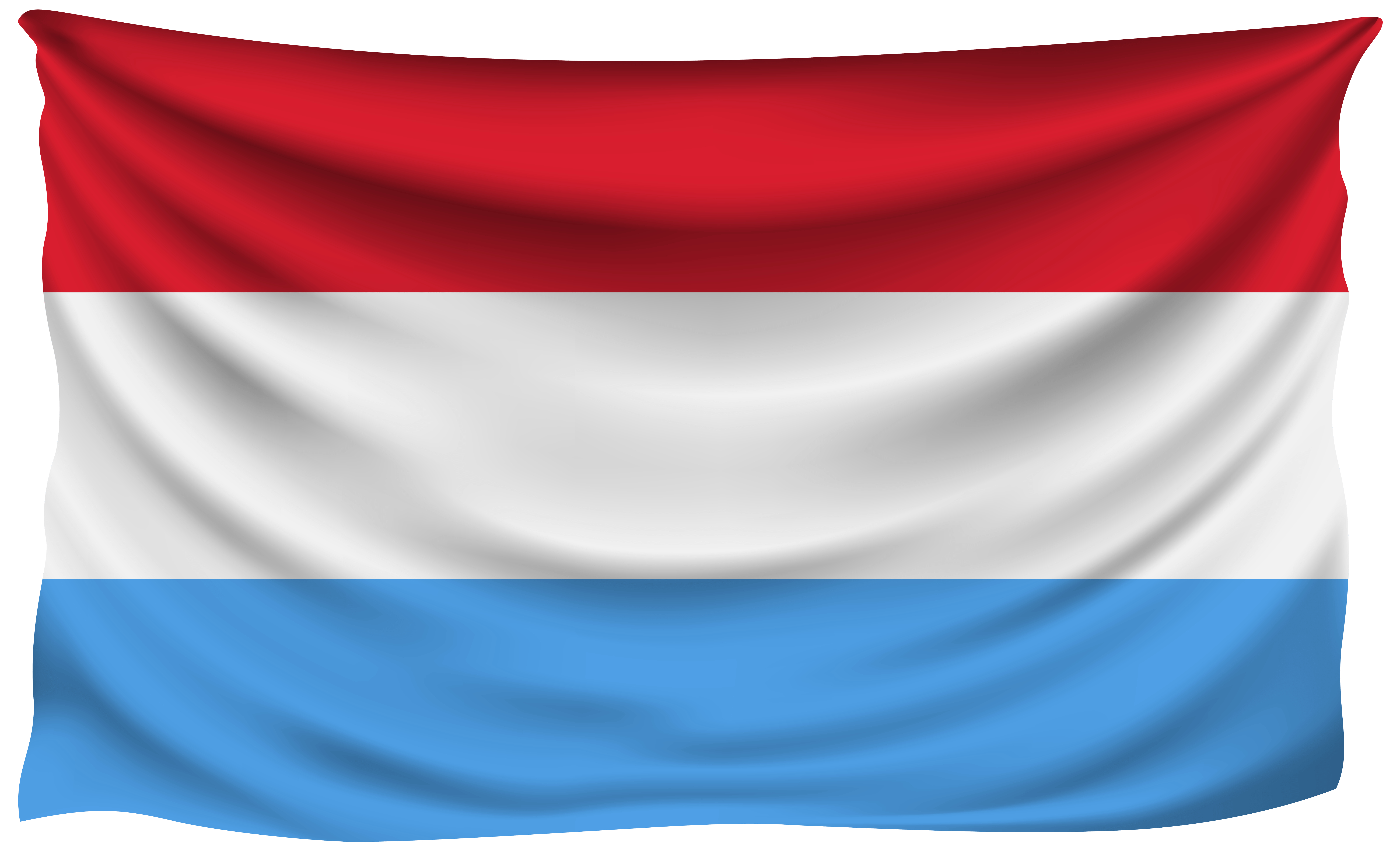 8000x4860 Luxembourg Wrinkled Flag Quality, Desktop