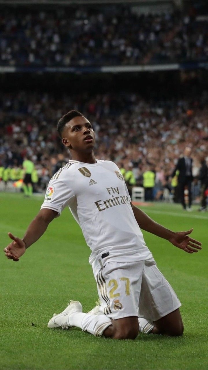 720x1280 Rodrygo. Camisa real madrid, Cartaz de futebol, Real madrid, Phone