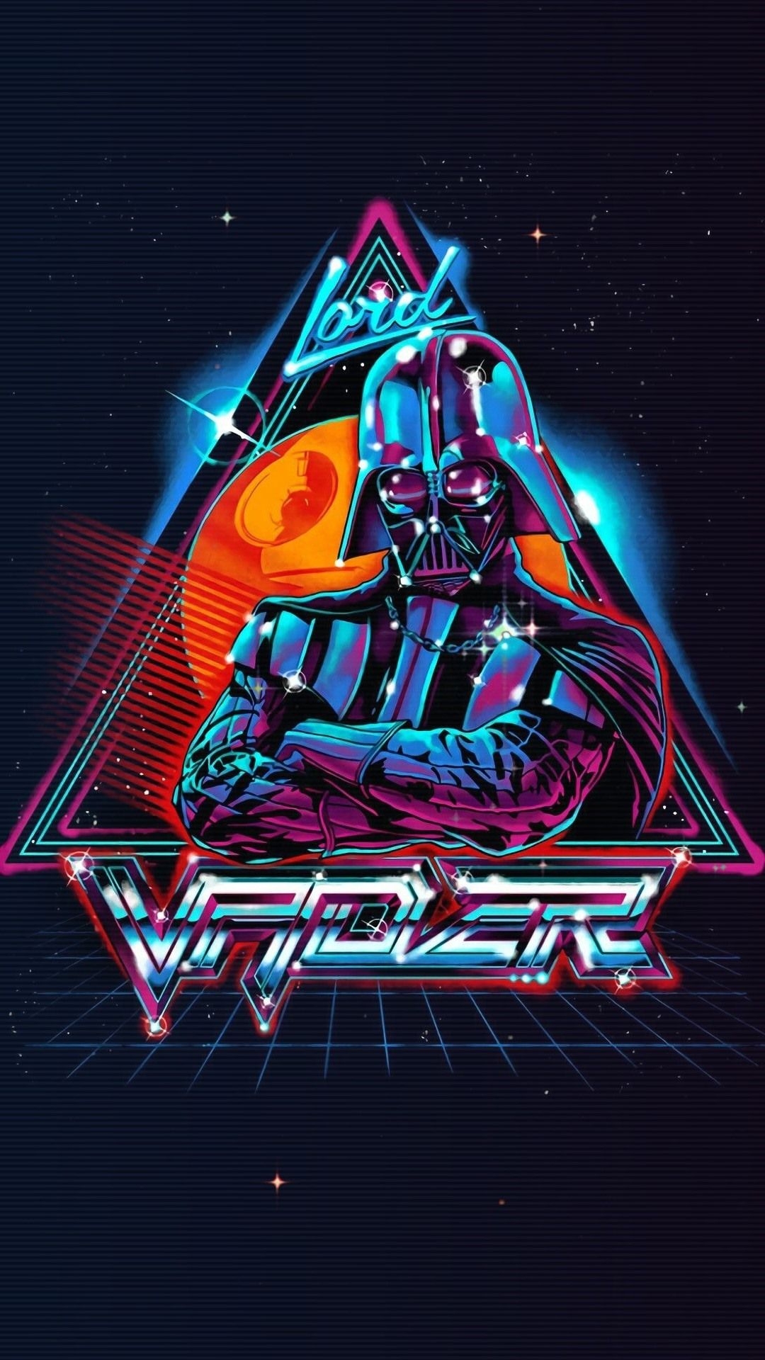 1080x1920 Star Wars, Darth Vader, Art Picture, Black Background  IPhone 8 7 6 6S Plus Wallpaper, Background, Picture, Image, Phone