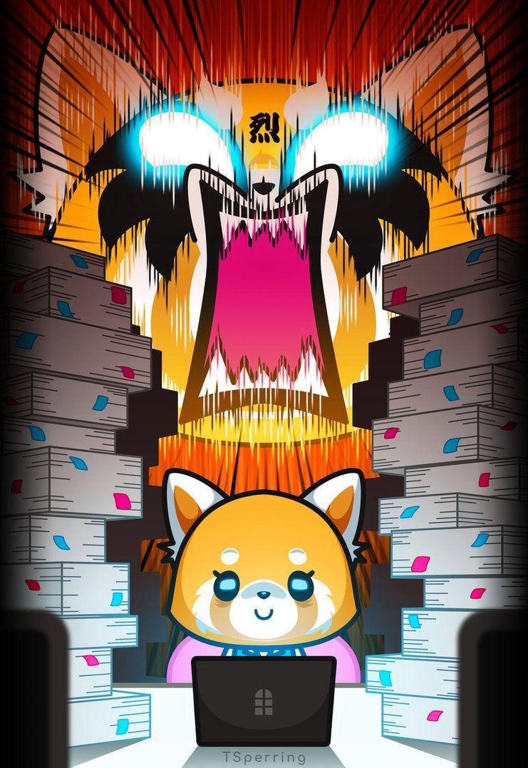 750x1080 Aggretsuko By Sleepless Piro. Aggretsuko. Anime, Manga, Phone