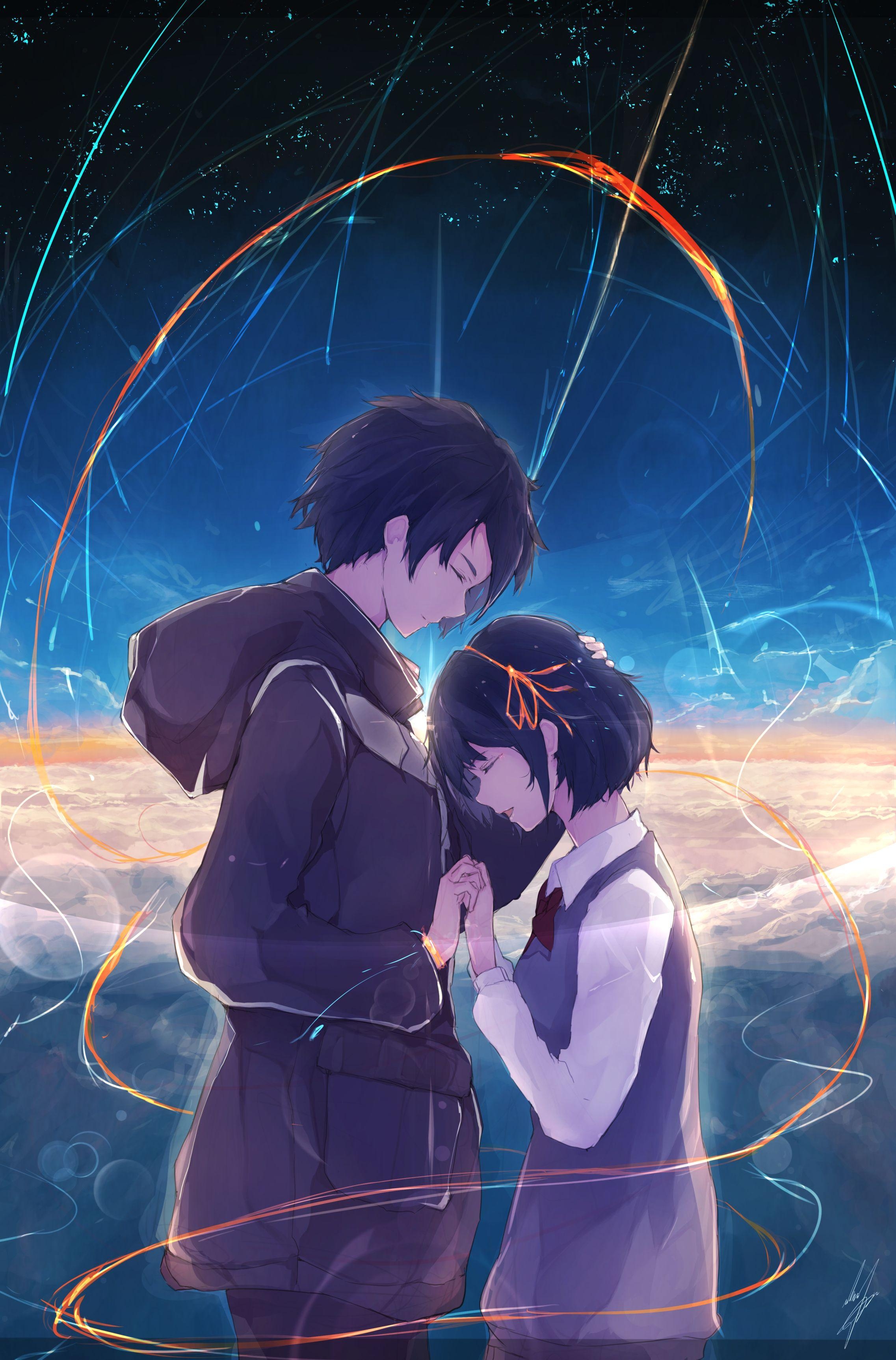 2280x3450 Kimi no Na wa. (Your Name.), Mobile Wallpaper Anime, Phone