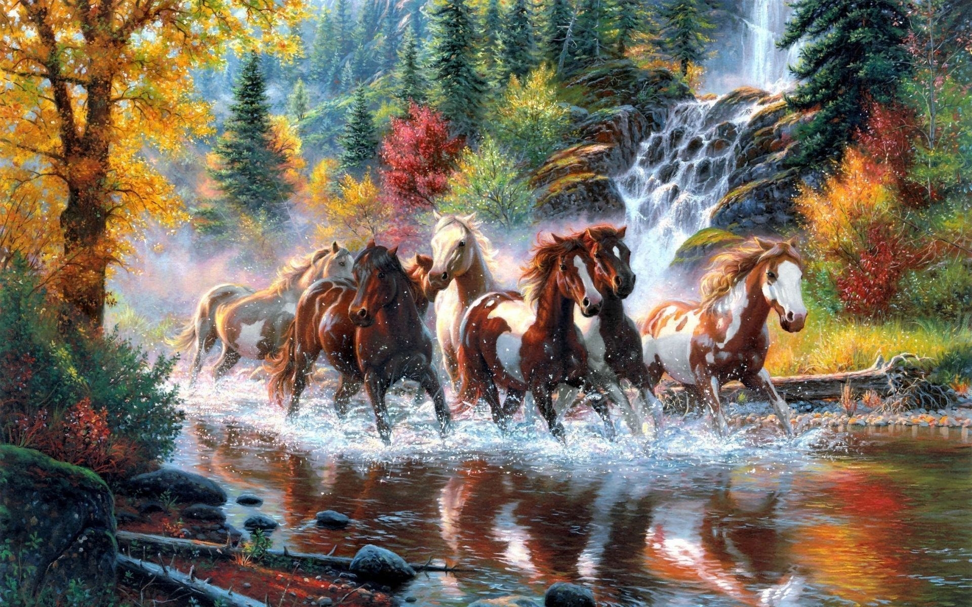 1920x1200 Horse Painting Wallpaper Free Horse Painting Background, Desktop