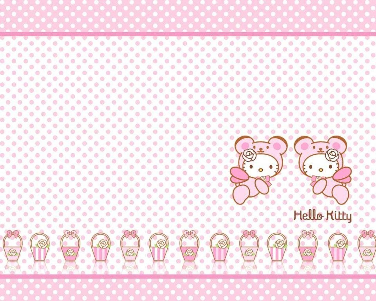 1280x1030 Download Hello Kitty Spring Just Some Lovely Wallpaper, Desktop