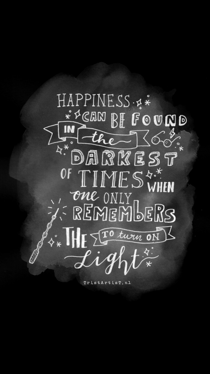 800x1430 tristartist harry potter quote phone background, Phone