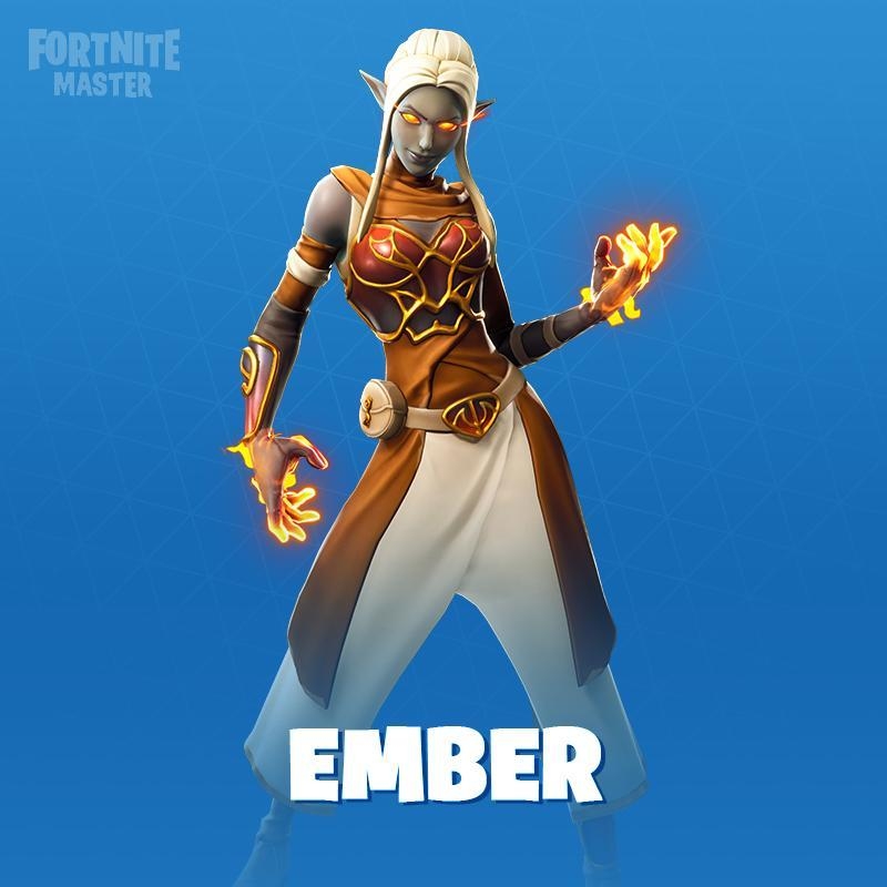 800x800 Ember Fortnite wallpaper, Phone