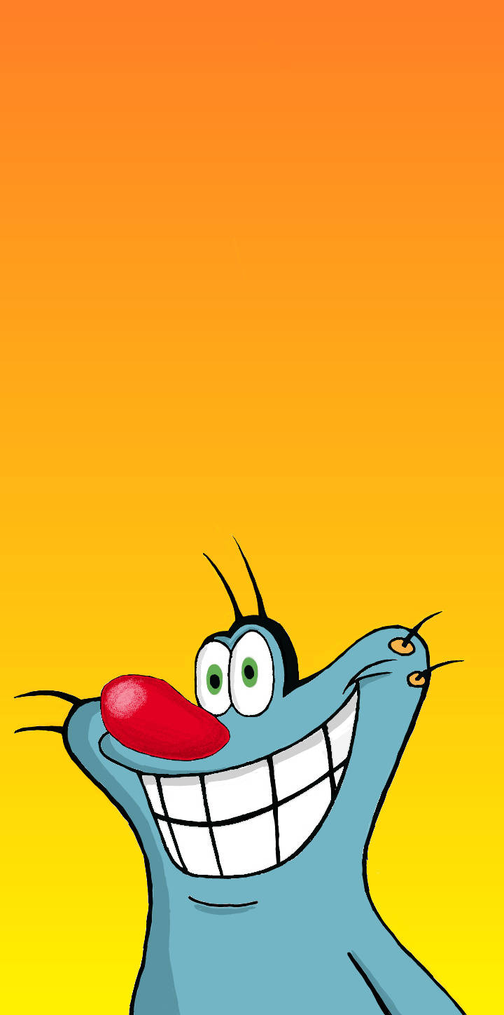 720x1450 Download Oggy And The Cockroaches Orange Wallpaper, Phone