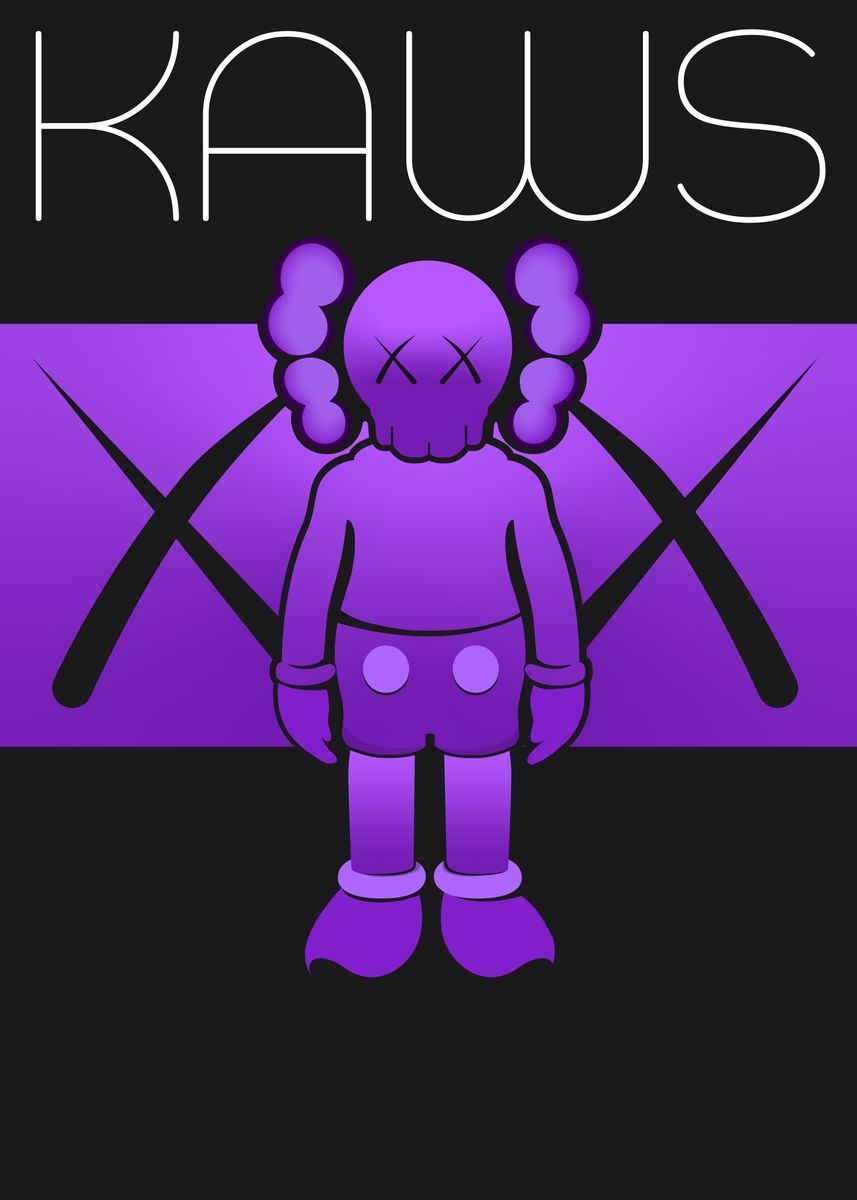 860x1200 KAWS EYES' Poster, Phone