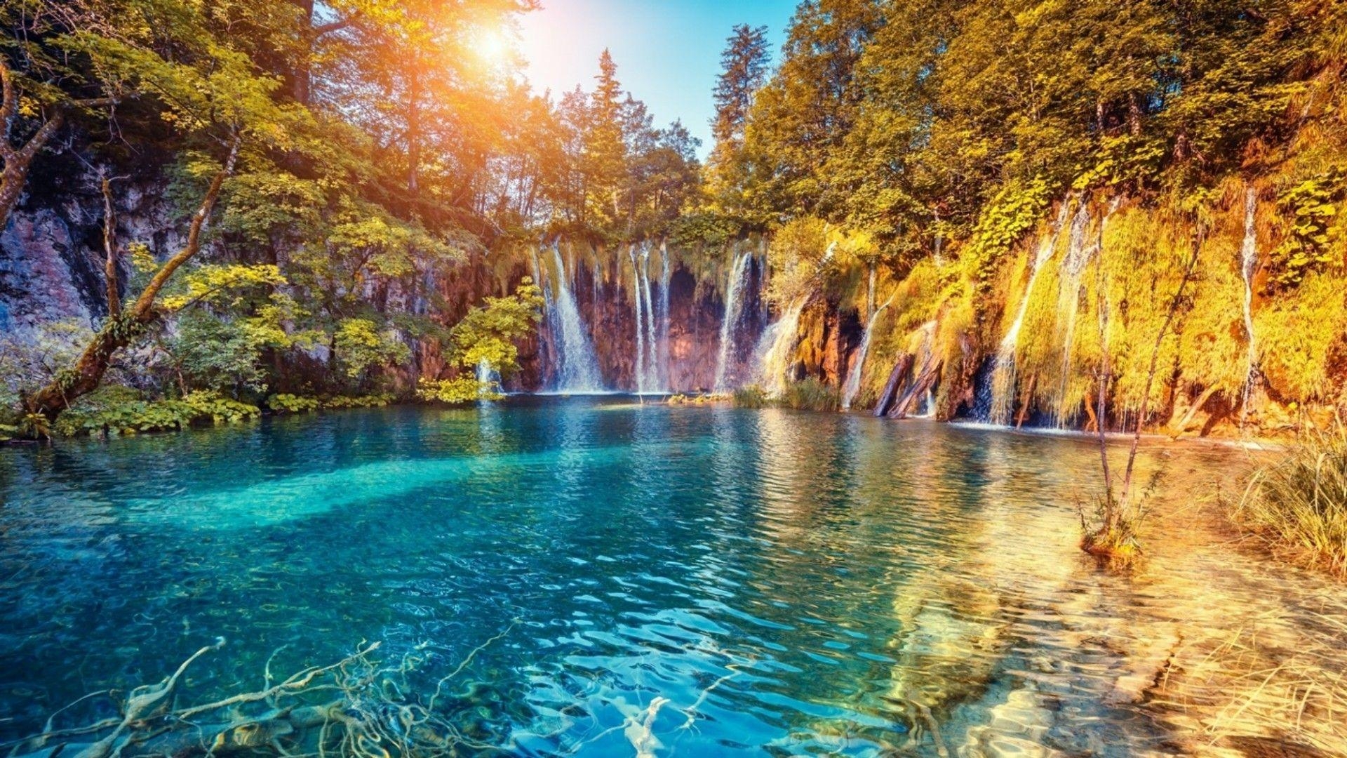 1920x1080 Plitvice Lakes National Park Wallpaper. Wallpaper Studio 10. Tens, Desktop