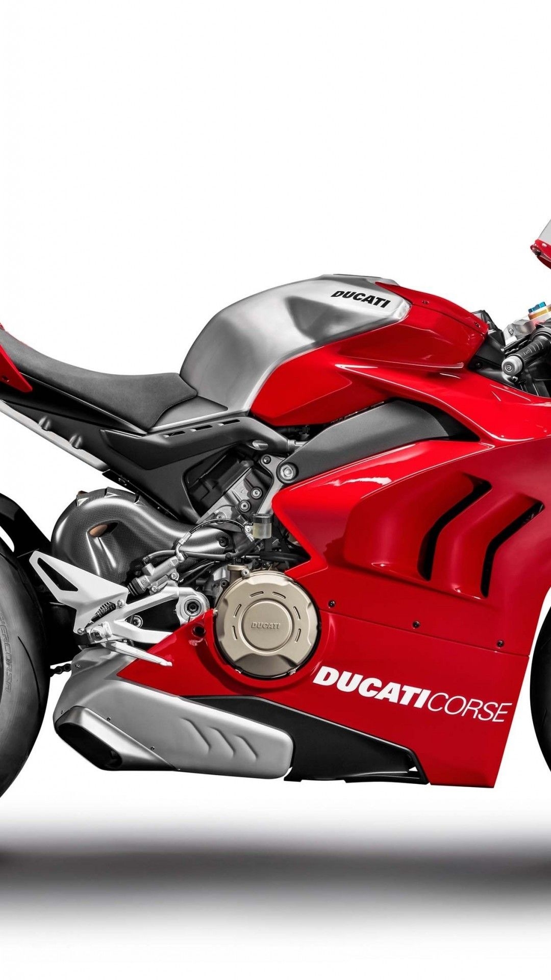 1080x1920 Download  Ducati Panigale V4 R, Red, Side View Wallpaper for iPhone iPhone 7 Plus, iPhone 6+, Sony Xperia Z, HTC One, Phone