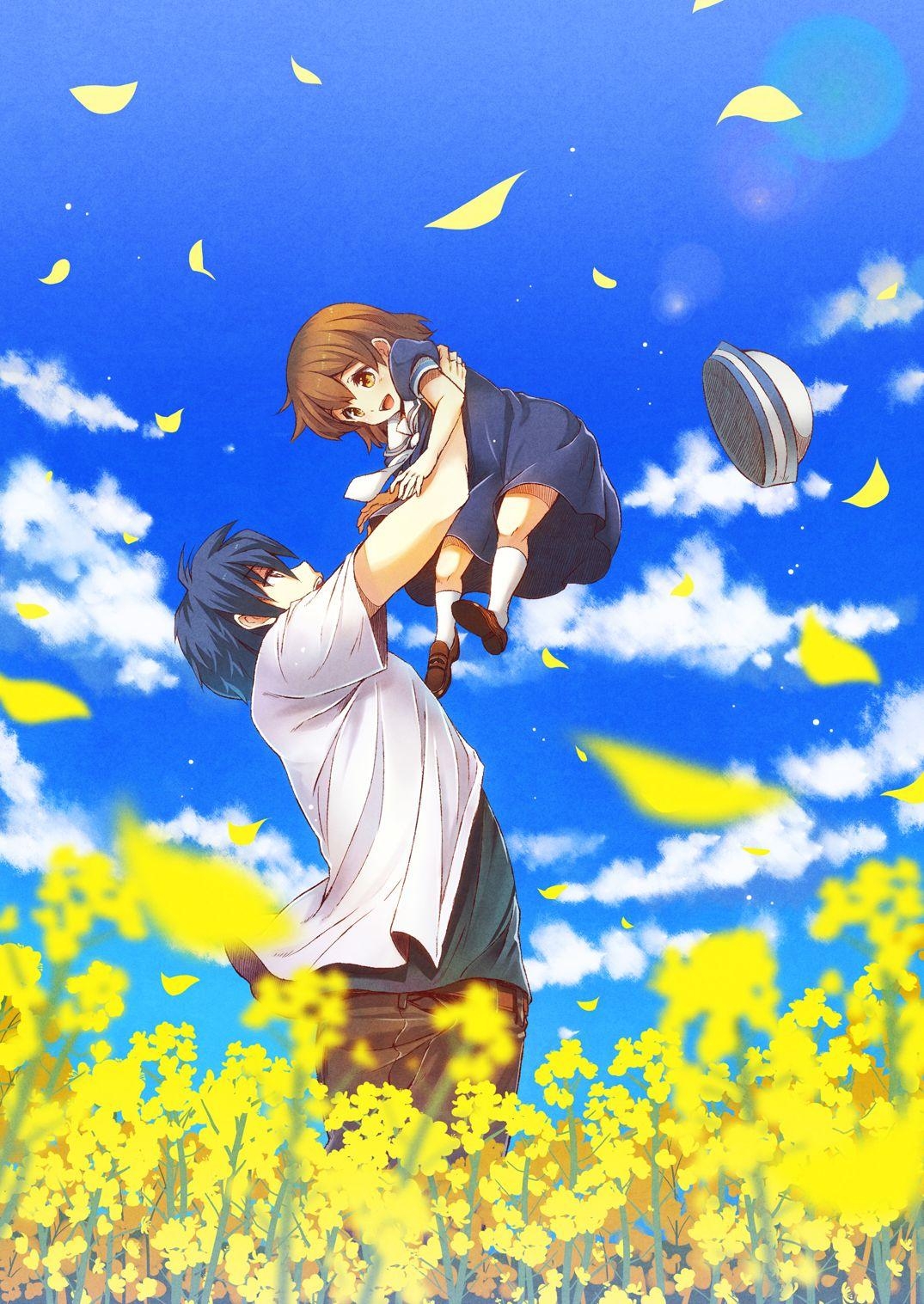 1080x1520 Tomoya and Ushio Okazaki. Clannad. #anime. Clannad. Clannad, Anime, Phone