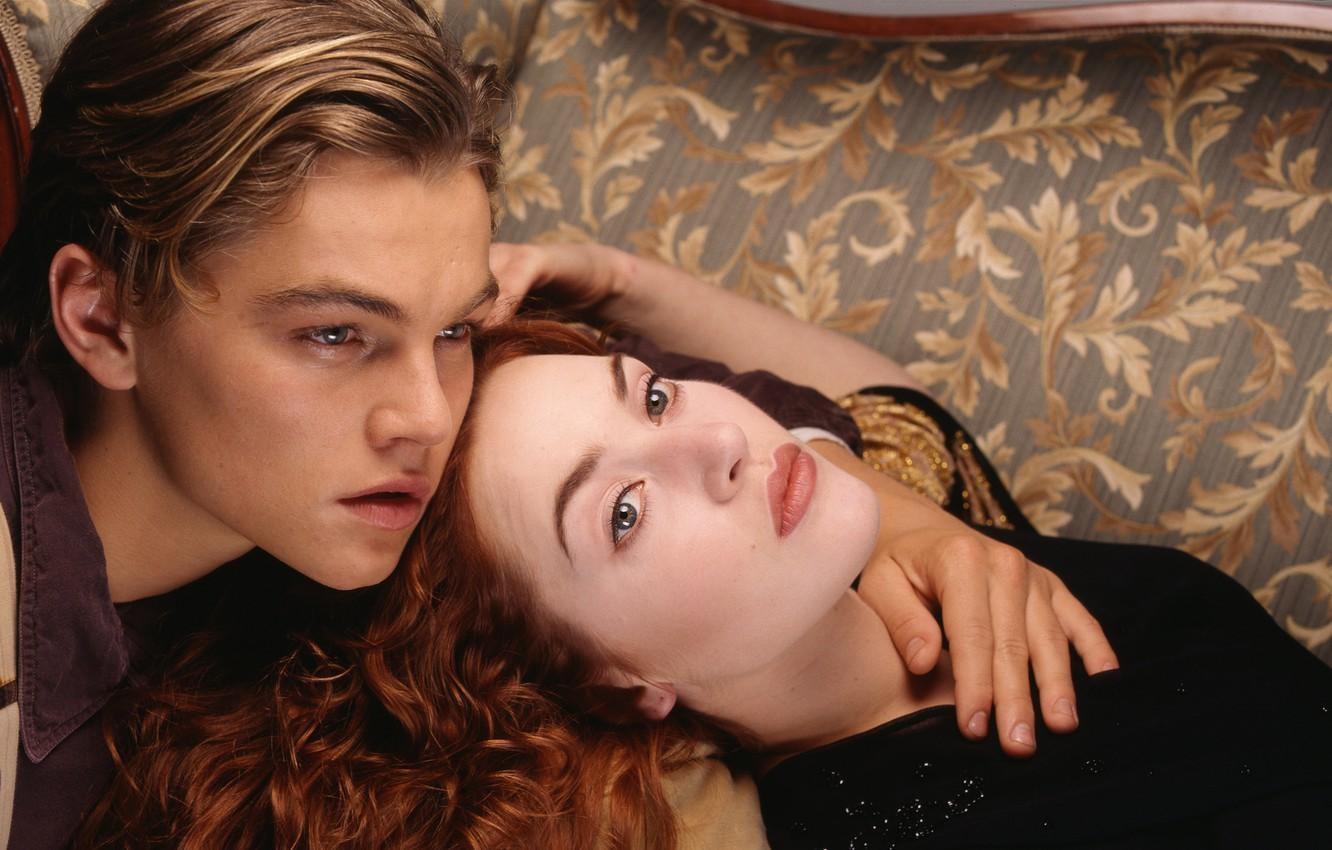 1340x850 Wallpaper love, sunset, pair, Titanic, Leonardo DiCaprio, Titanic, Rose, Kate Winslet, Kate Winslet, Leonardo DiCaprio, Jack Dawson image for desktop, section фильмы, Desktop