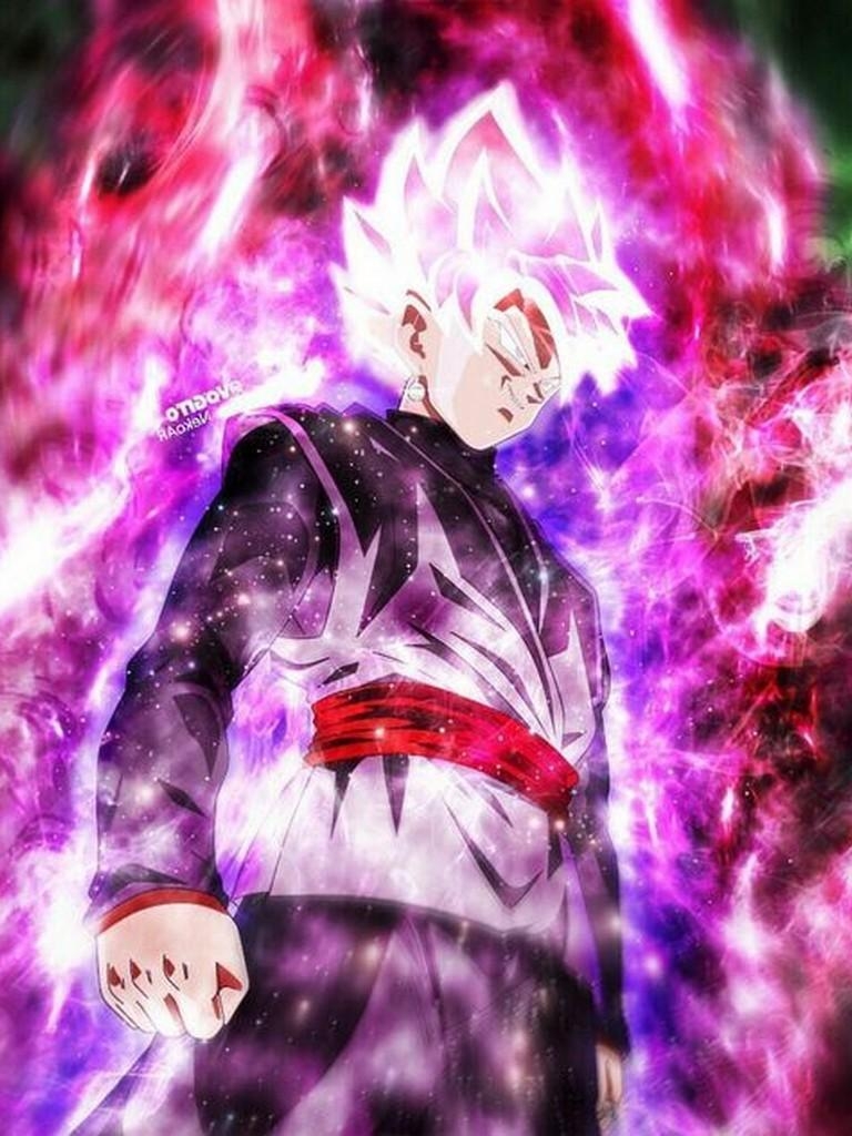 770x1030 Black Goku Super Saiyan Rose HD for Android, Phone