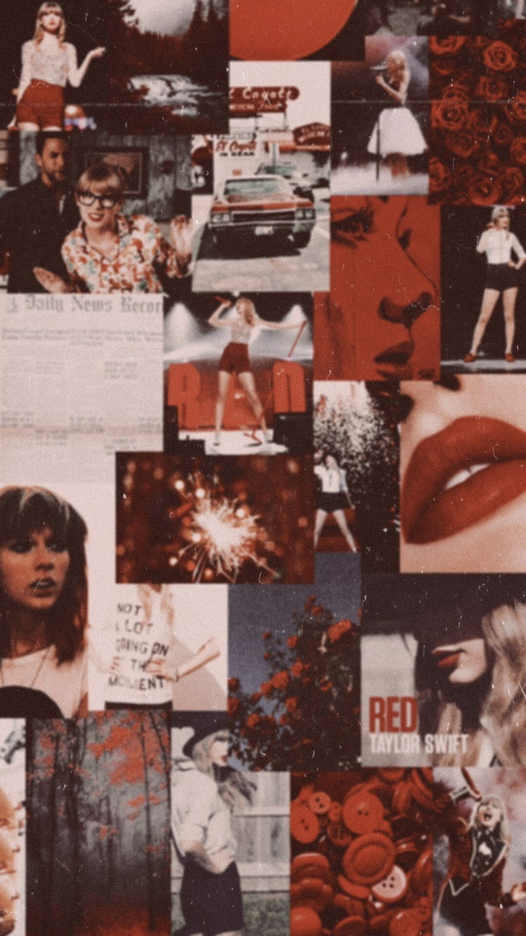 750x1340 Taylor swift red aesthetic wallpaper. Taylor swift wallpaper, Taylor swift discography, Taylor swift photohoot, Phone