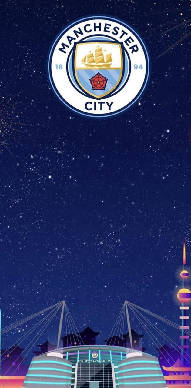 630x1280 Man City FC wallpaper, Phone