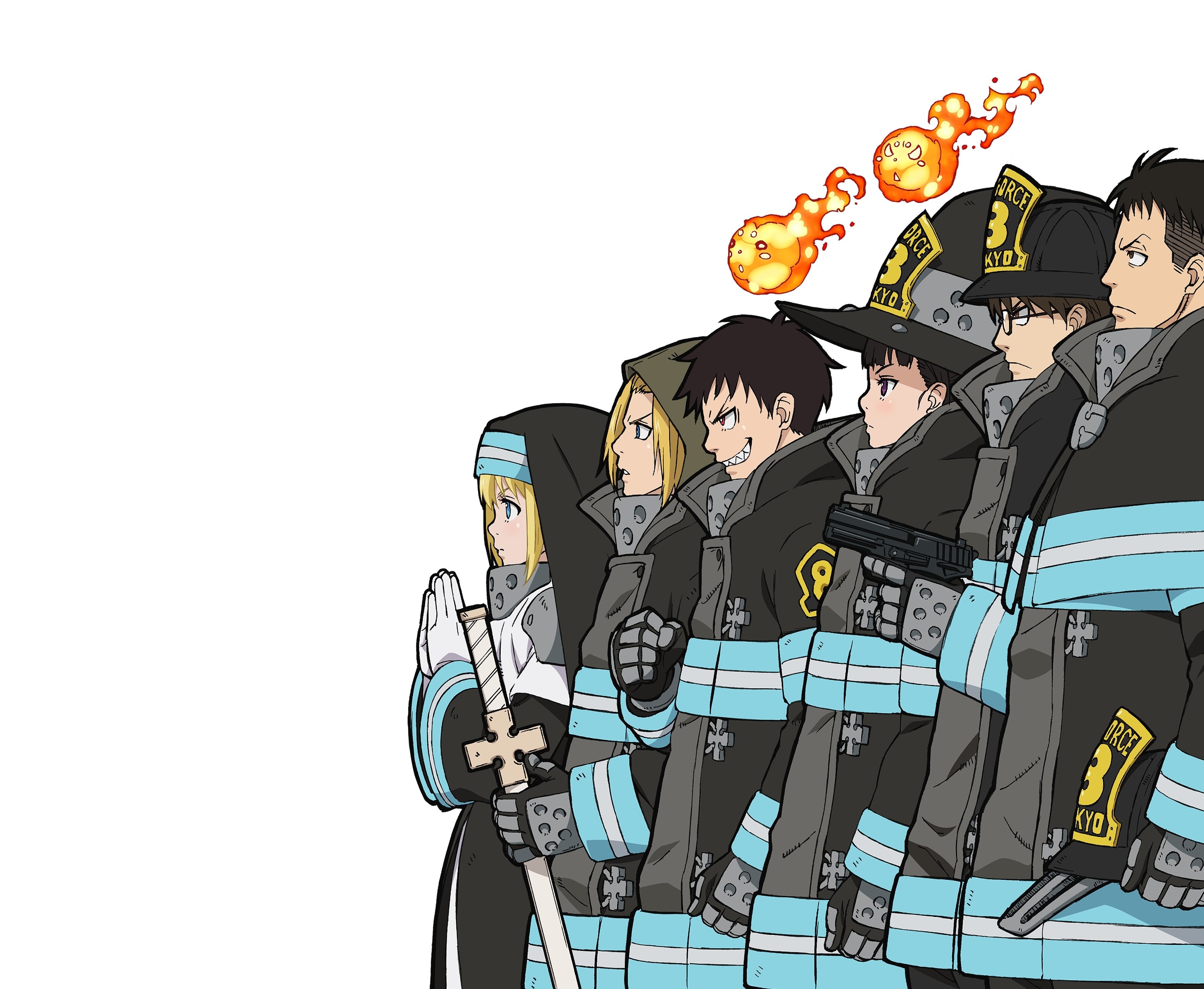 3320x2730 Fire Force HD Wallpaper, Desktop