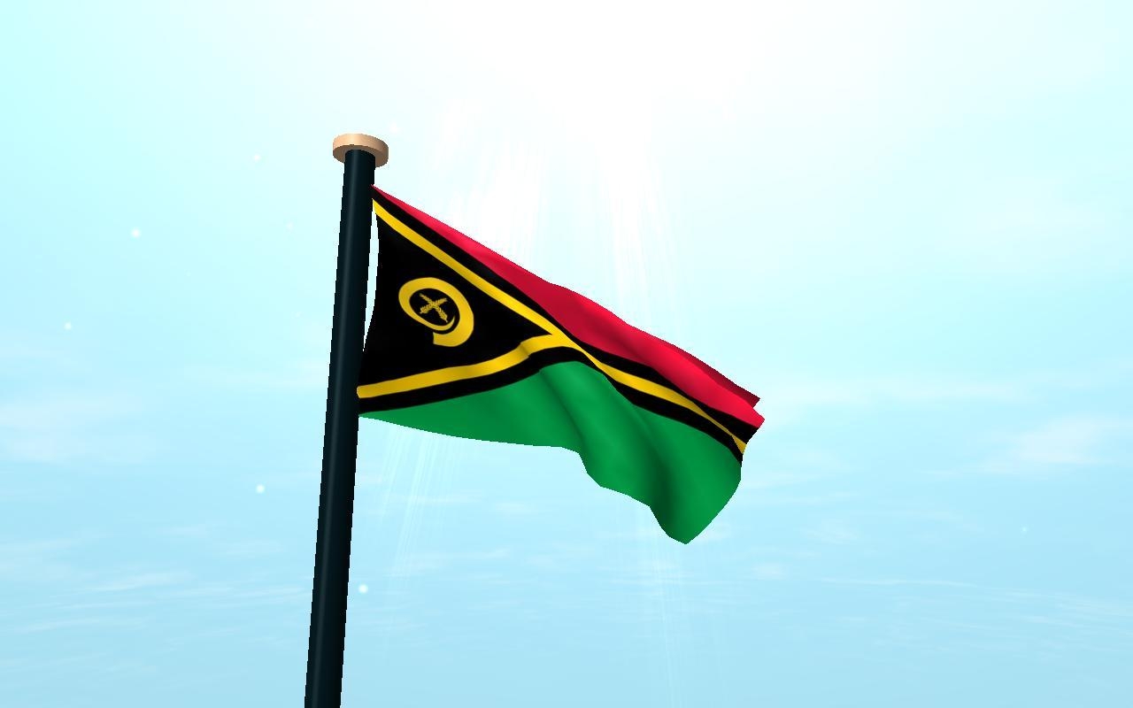 1280x800 Vanuatu Flag 3D Free Wallpaper for Android, Desktop