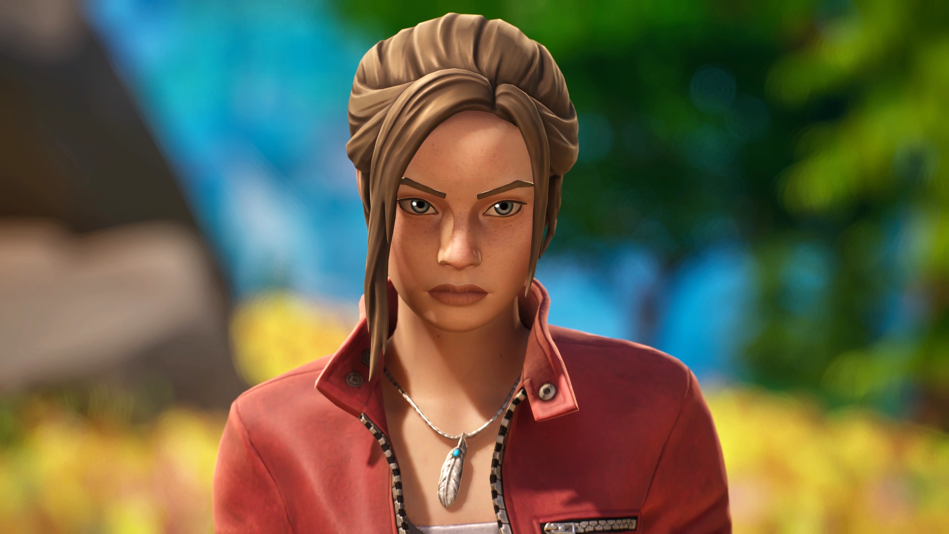 3840x2160 Claire Redfield Fortnite wallpaper, Desktop