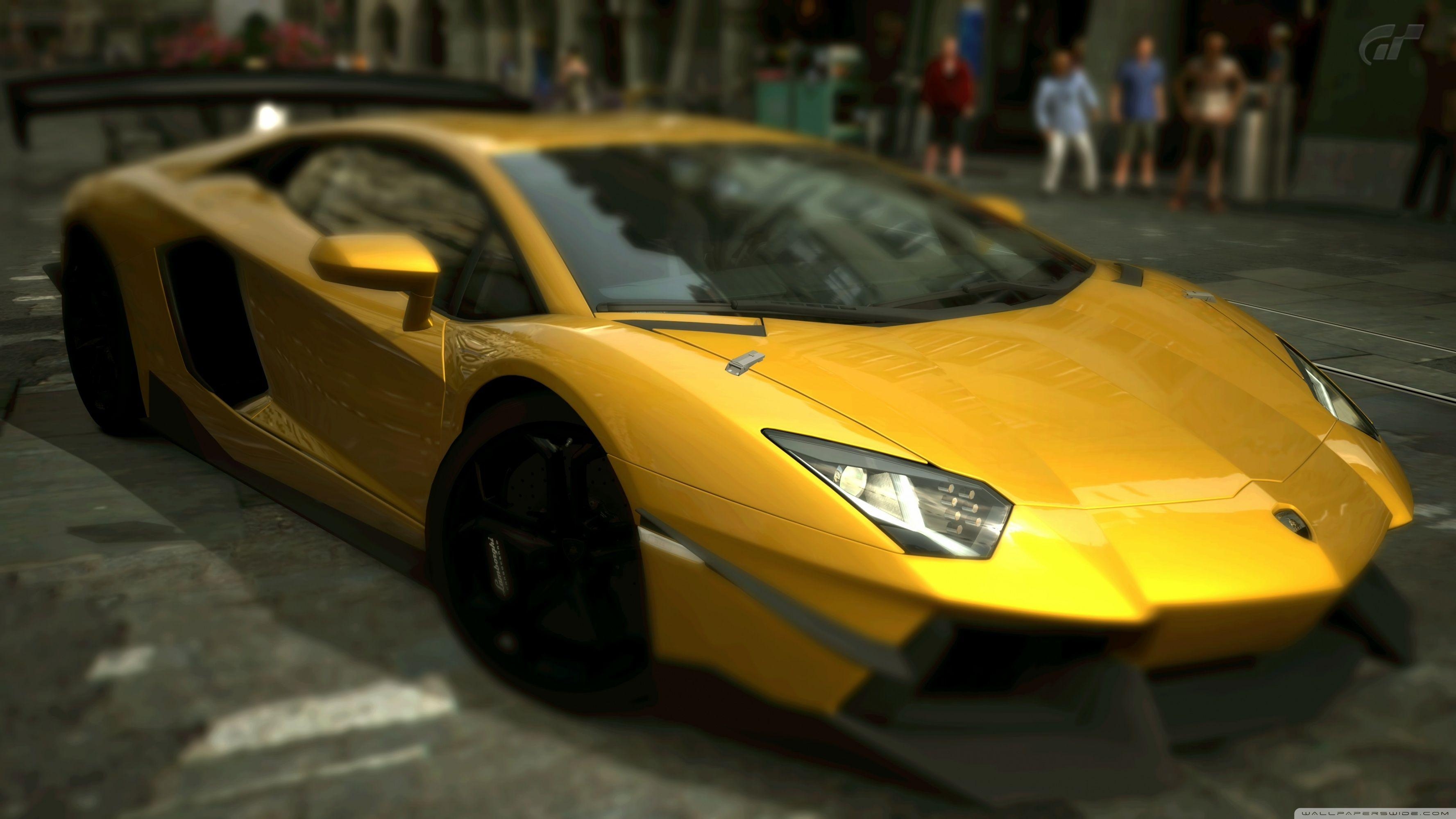 3560x2000 Lamborghini Aventador LP700 4 Inca Gold Yellow ❤ 4K HD Desktop, Desktop