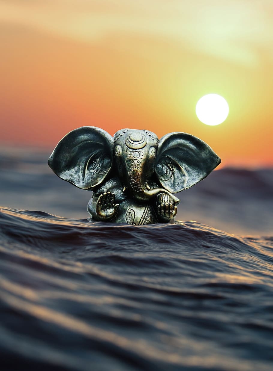 910x1240 Ganesha 1080P, 2K, 4K, 5K HD wallpaper free download, Phone