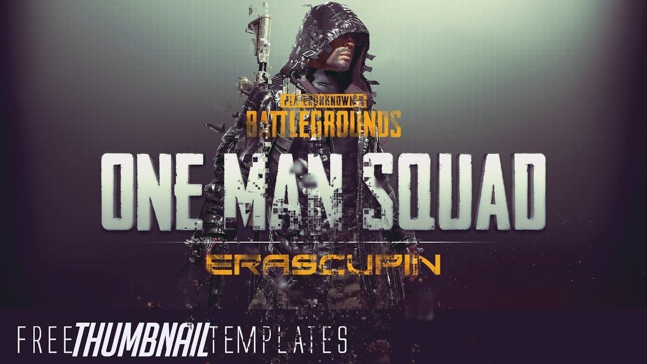 1280x720 ONE MAN SQUAD Pubg Thumbnail, Desktop