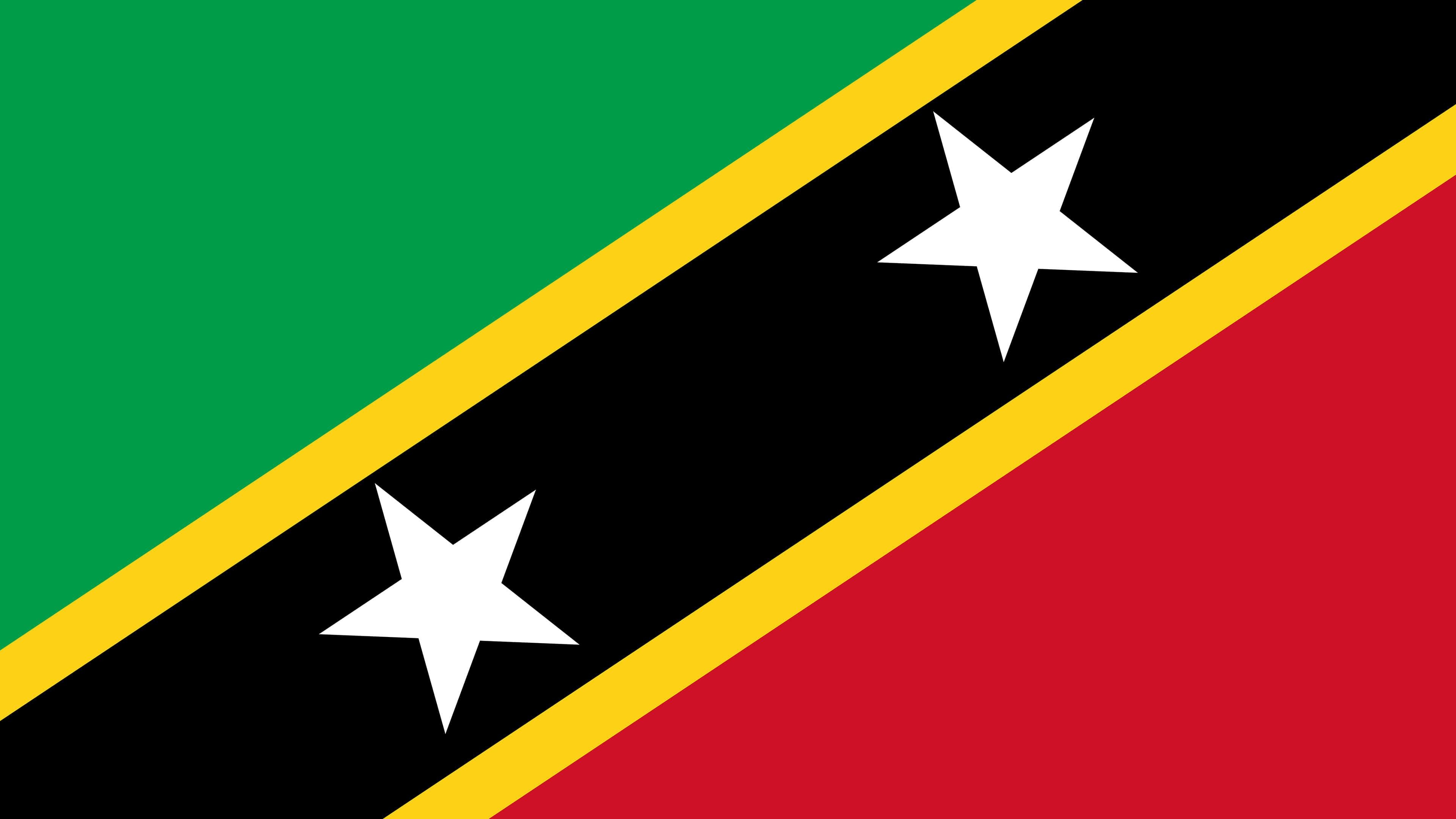 3840x2160 Saint Kitts And Nevis Flag UHD 4K Wallpaper, Desktop