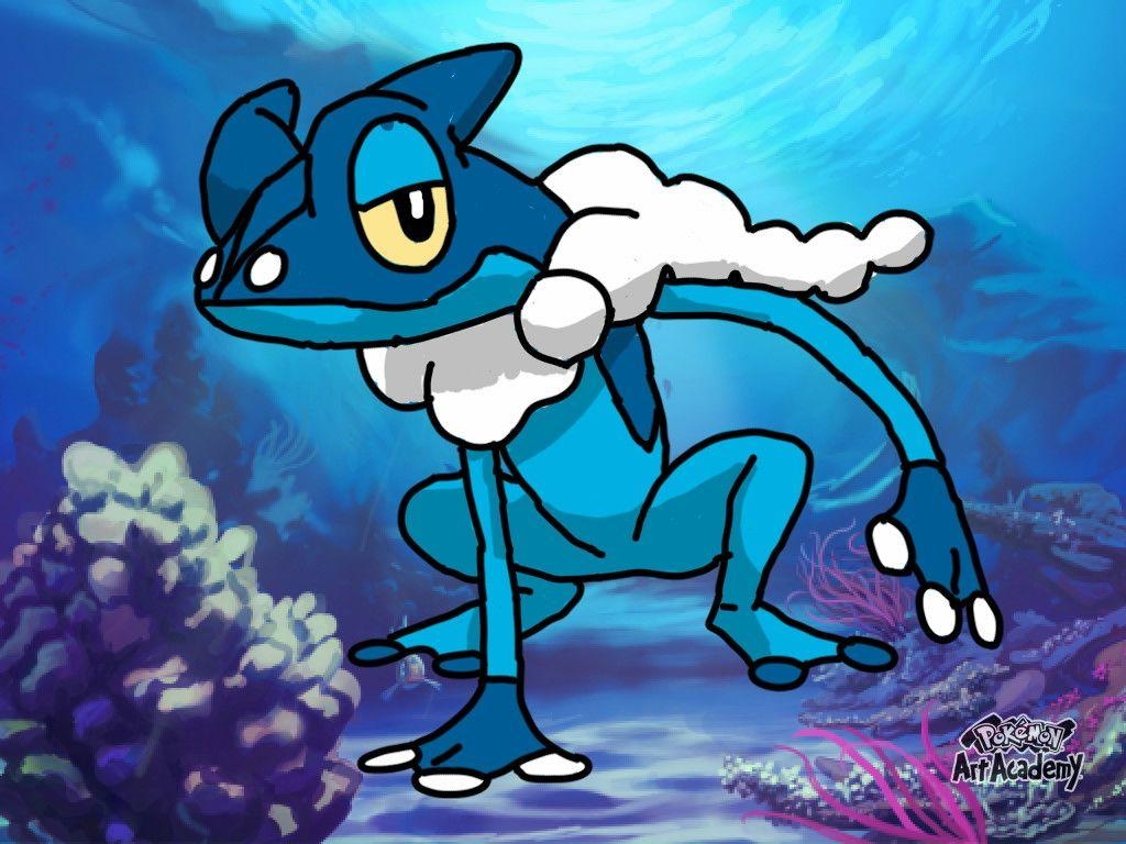 1030x770 Frogadier Pokemon Art Academy drawing, Desktop