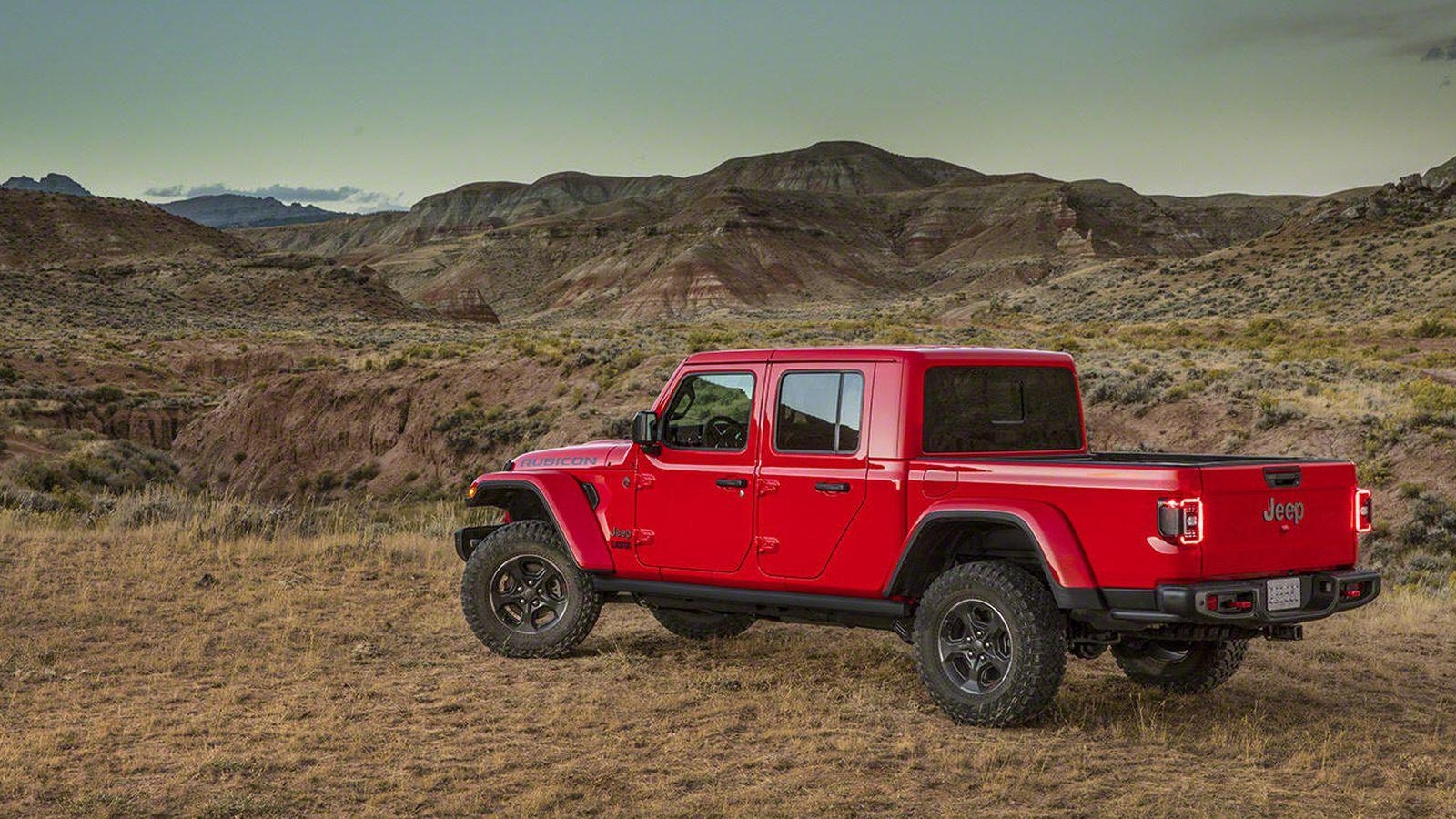 1600x900 Jeep Gladiator, the Wrangler of pickup trucks, ruled the LA, Desktop