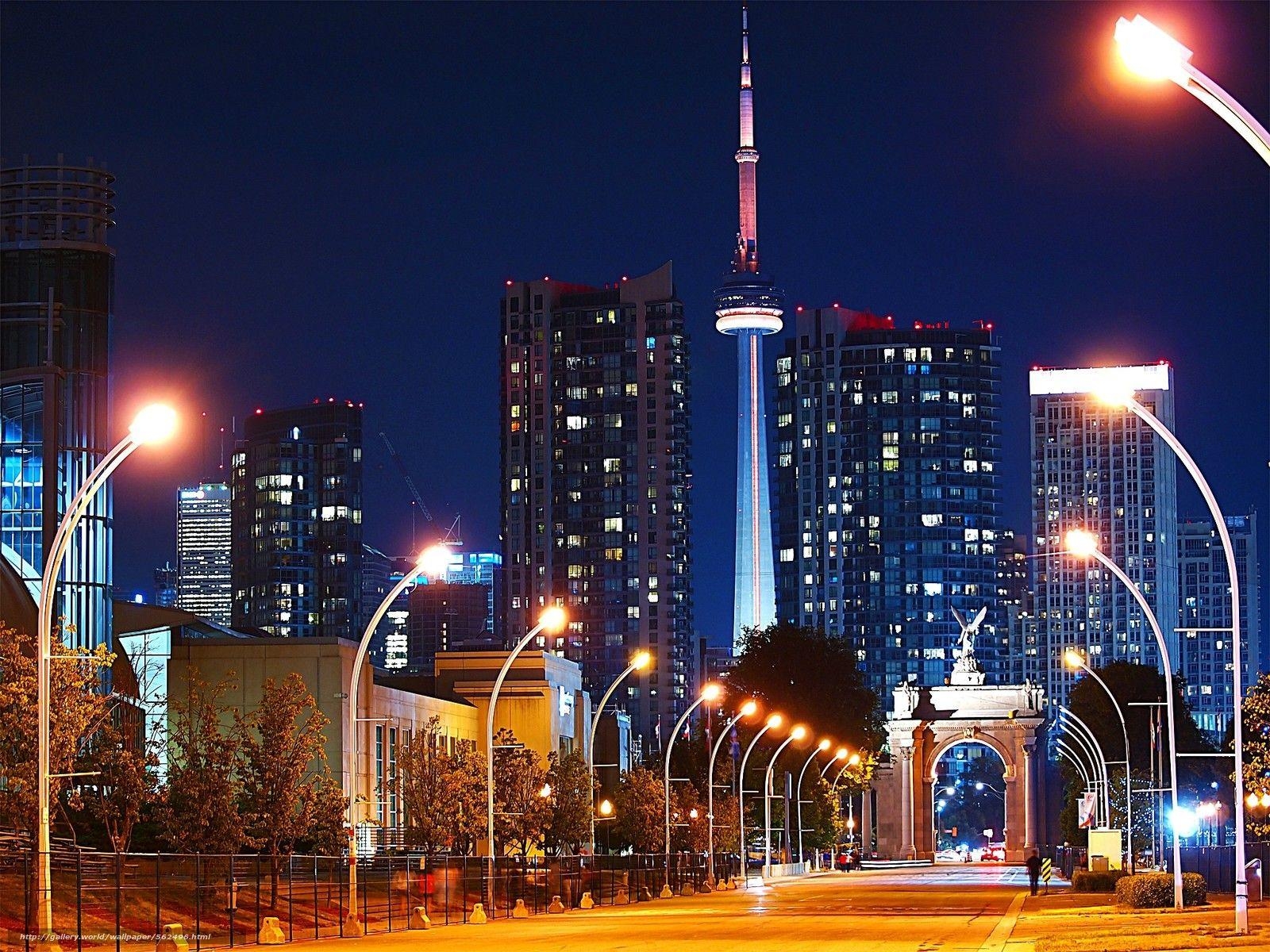 1600x1200 Toronto at Night Wallpaper, Desktop