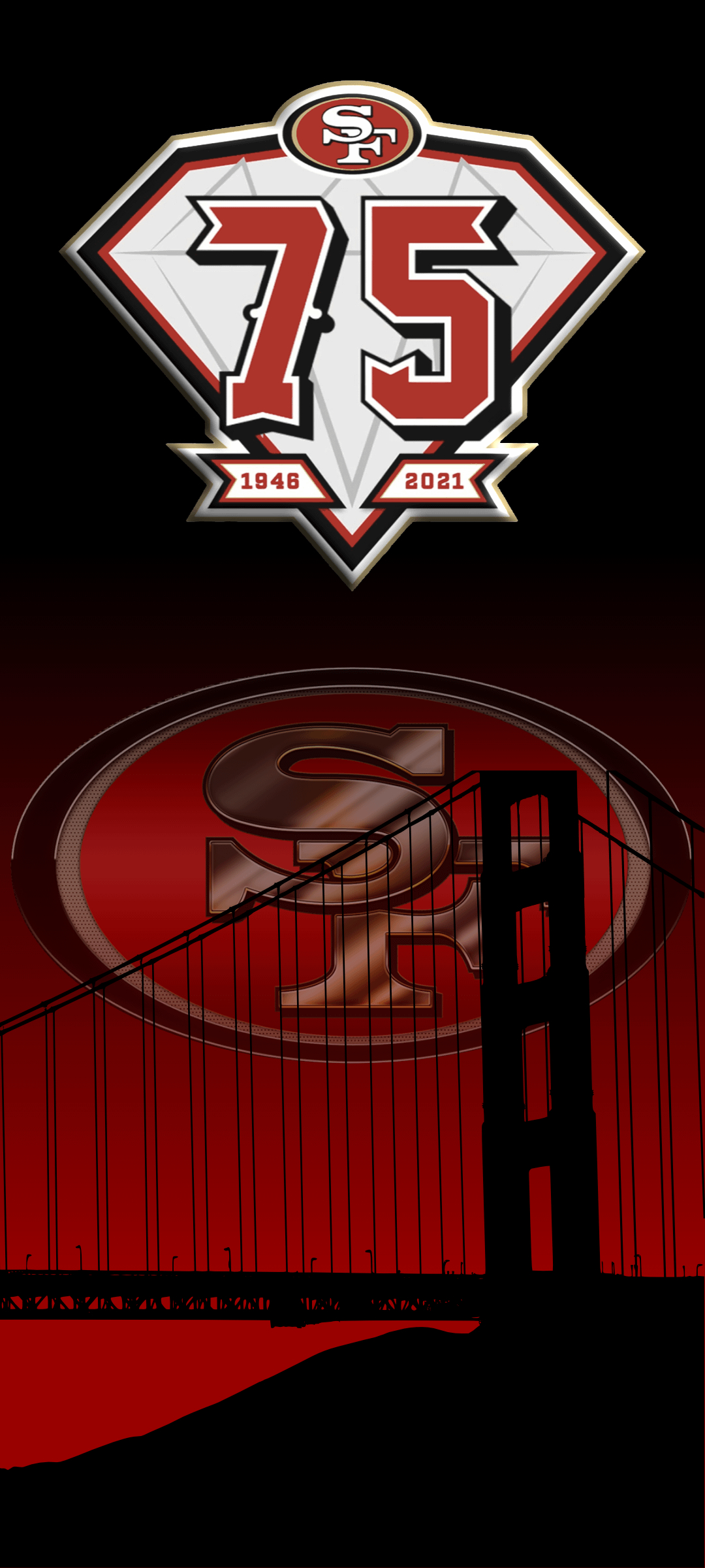 1080x2400 49ers Mobile Wallpaper, Phone