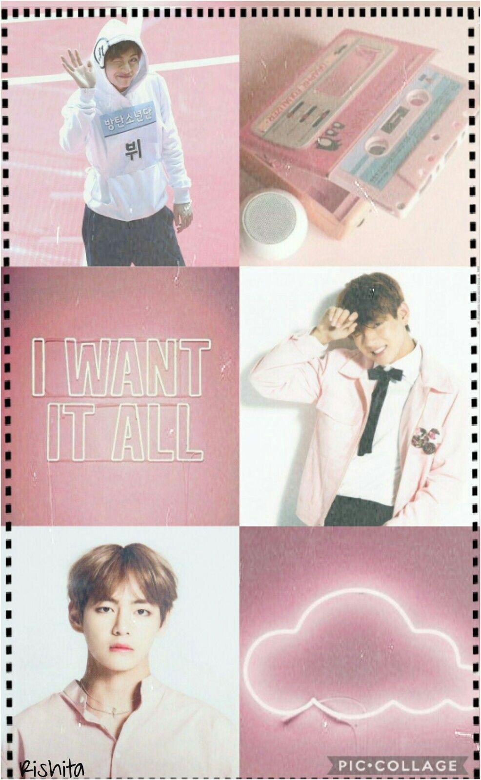 990x1600 Kim Taehyung pink aesthetic!. Pink aesthetic, Phone