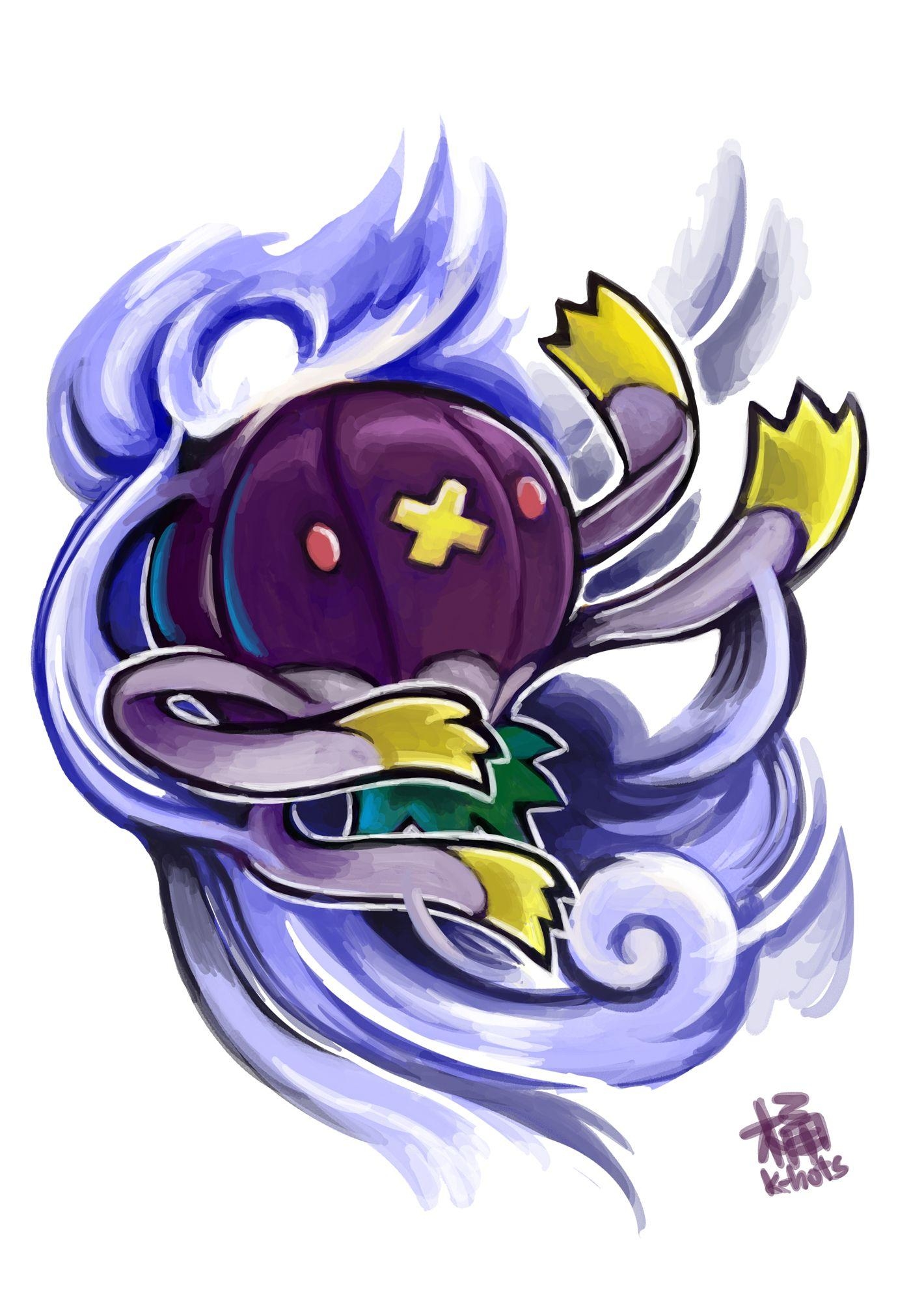 1420x2000 INKtober2015: Drifblim Used Gust Tattoo By K Hots, Phone