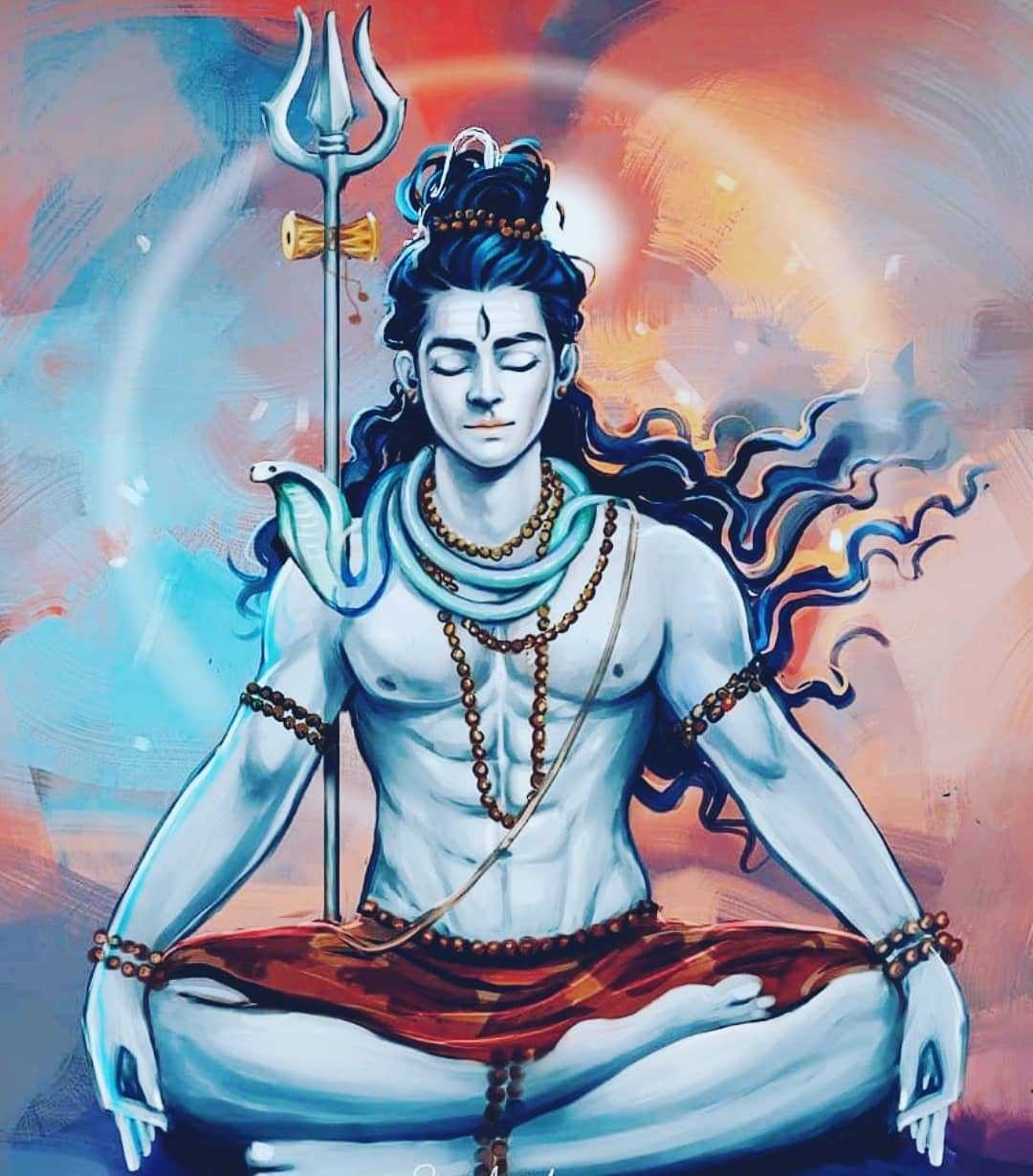 1080x1230 Wallpaper Of Lord Shiva For Mobile, Phone