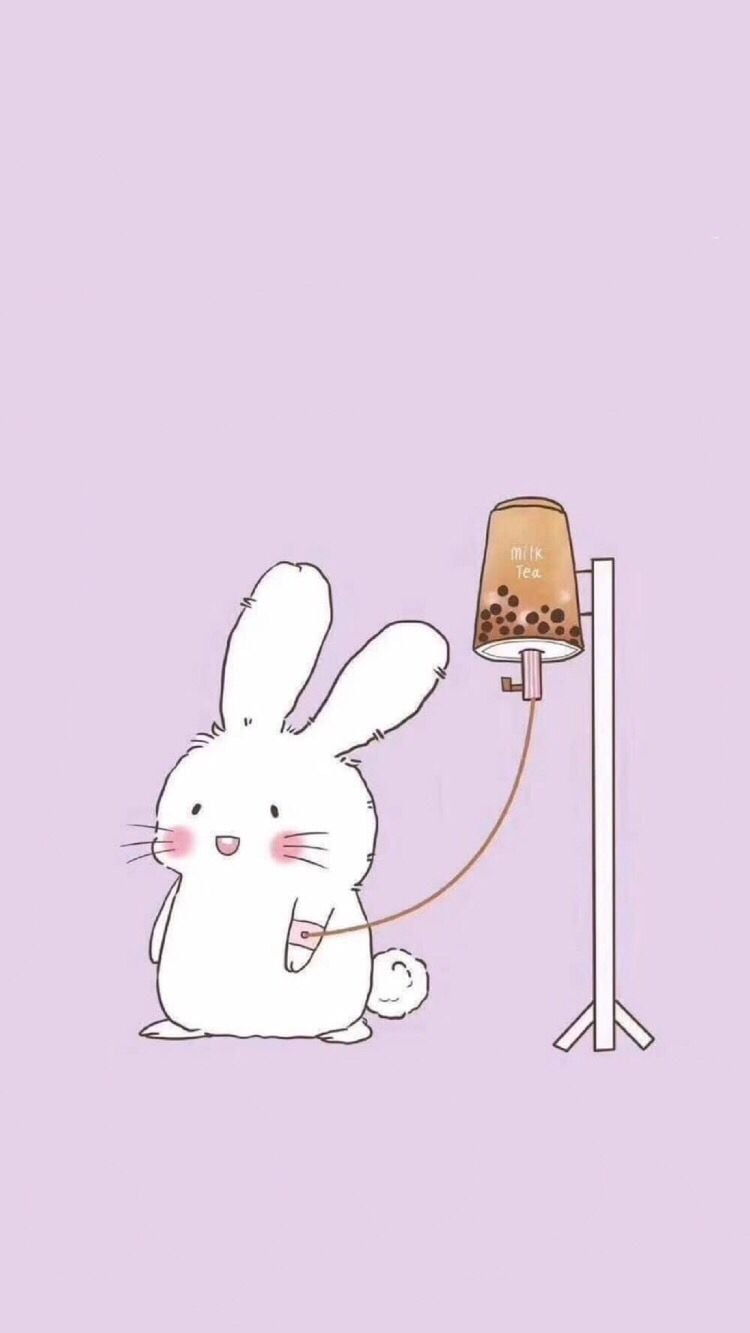 750x1340 phone wallpaper. Cute cartoon wallpaper, Kawaii wallpaper, Tea wallpaper, Phone