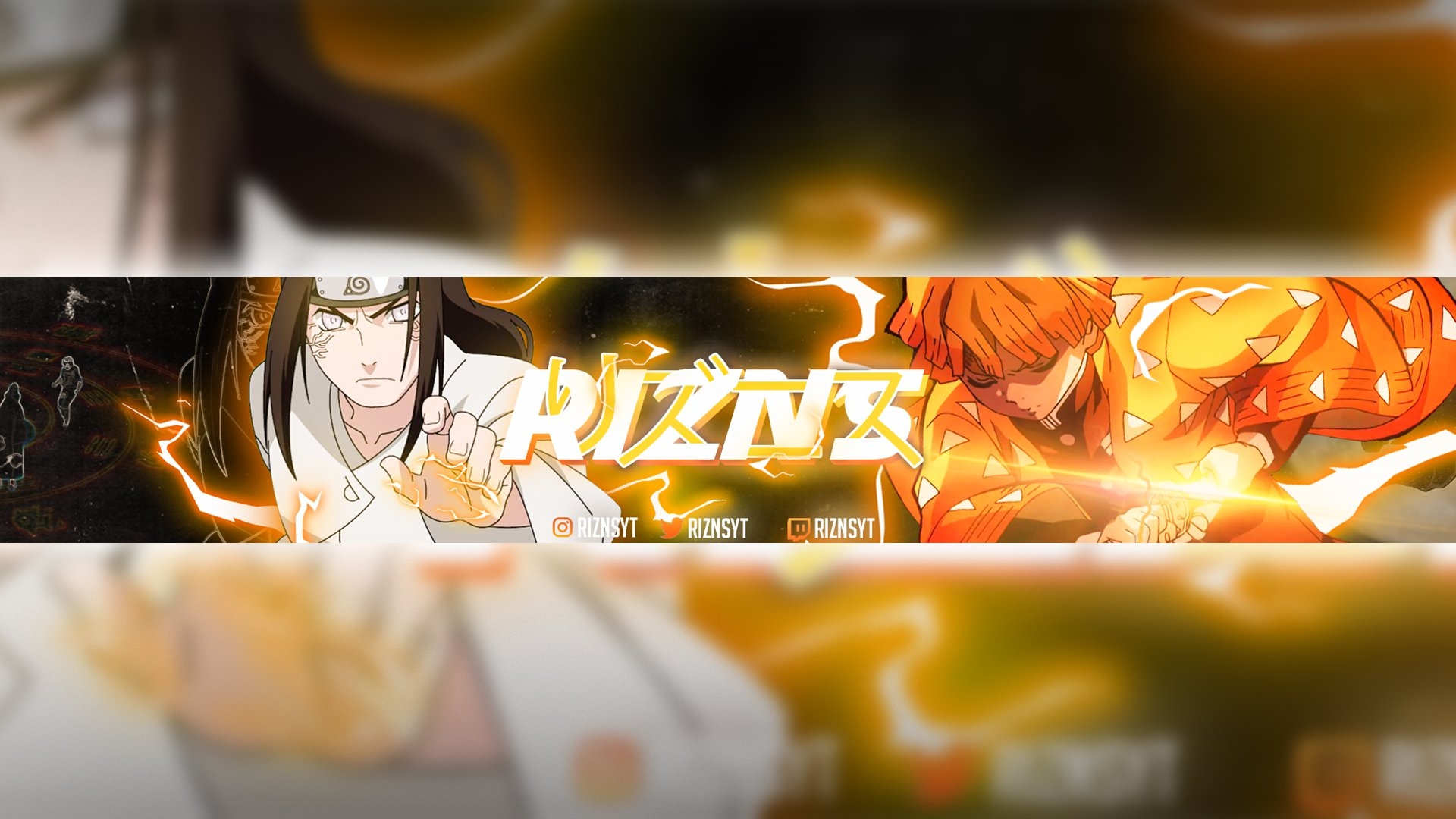 1920x1080 Varun x Zenitsu YouTube Banner Design. #neji #naruto #narutoshippuden #NarutoUzumaki #YouTube #DemonSlayer #kimetsunoyaiba, Desktop