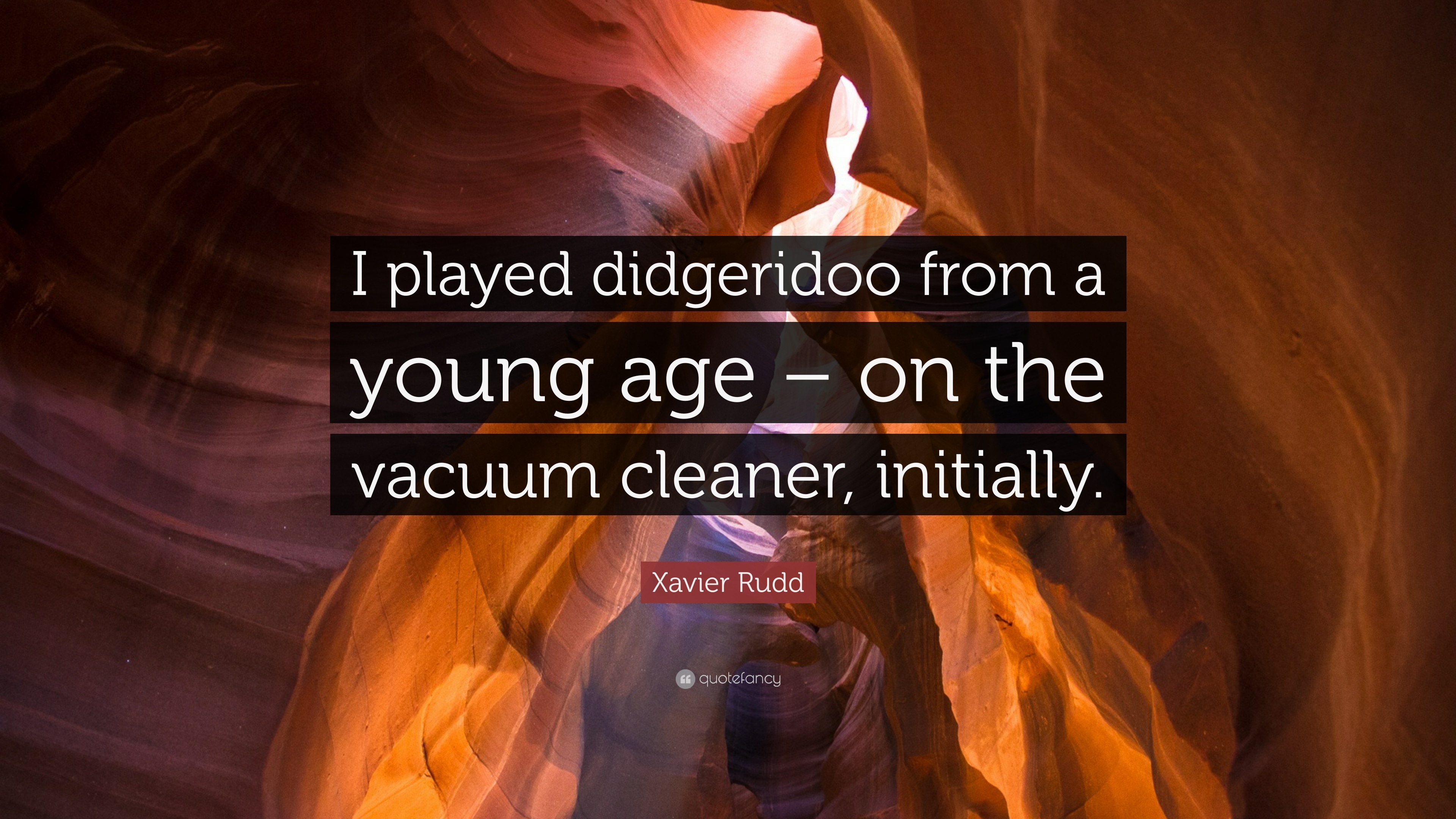 3840x2160 Xavier Rudd Quote: “I played didgeridoo from a young age, Desktop